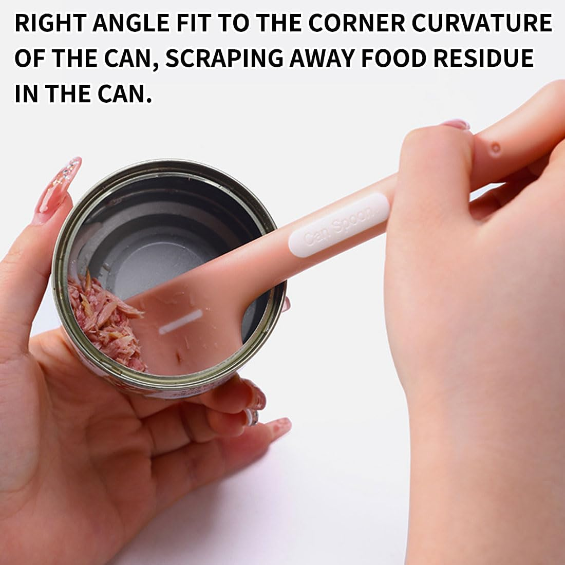 LEEQ 2 X Can Lid Cat Food and 2 X Silicone Spatula Silicone - Pet Food Can Lid for Puppies/Cat Food Fits Almost All Food Cans image number 6