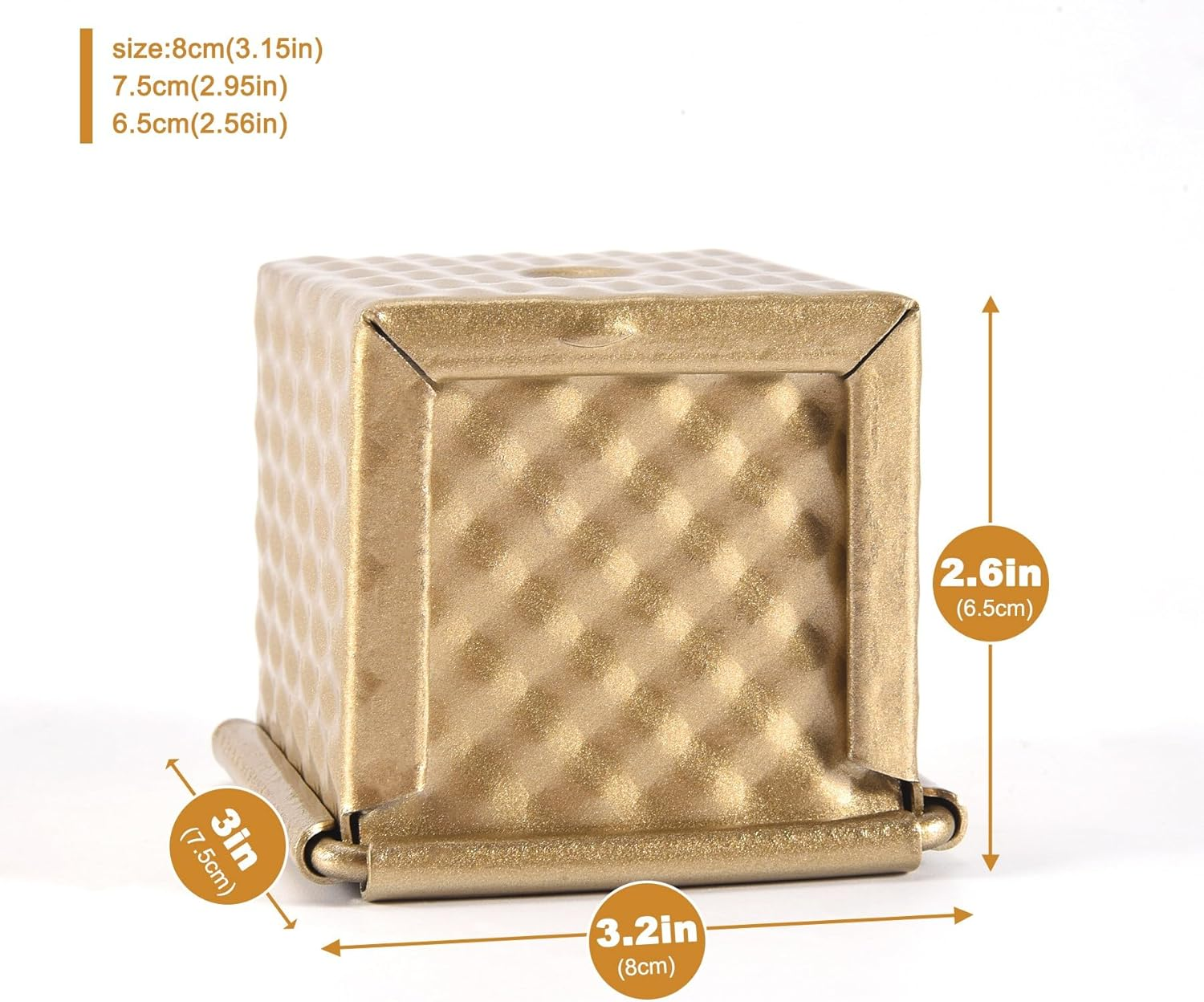 Mini Loaf Pan with Lid, Dough Aluminum Square Non-Stick Toast Box Bread Pan, Pullman Loaf Pan with Lid - 0.55Lb Dough Capacity image number 6