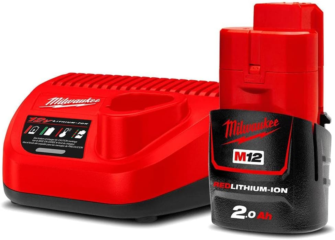 Milwaukee M12SP-201B M12 2.0Ah Redlithium-Ion Starter Kit
