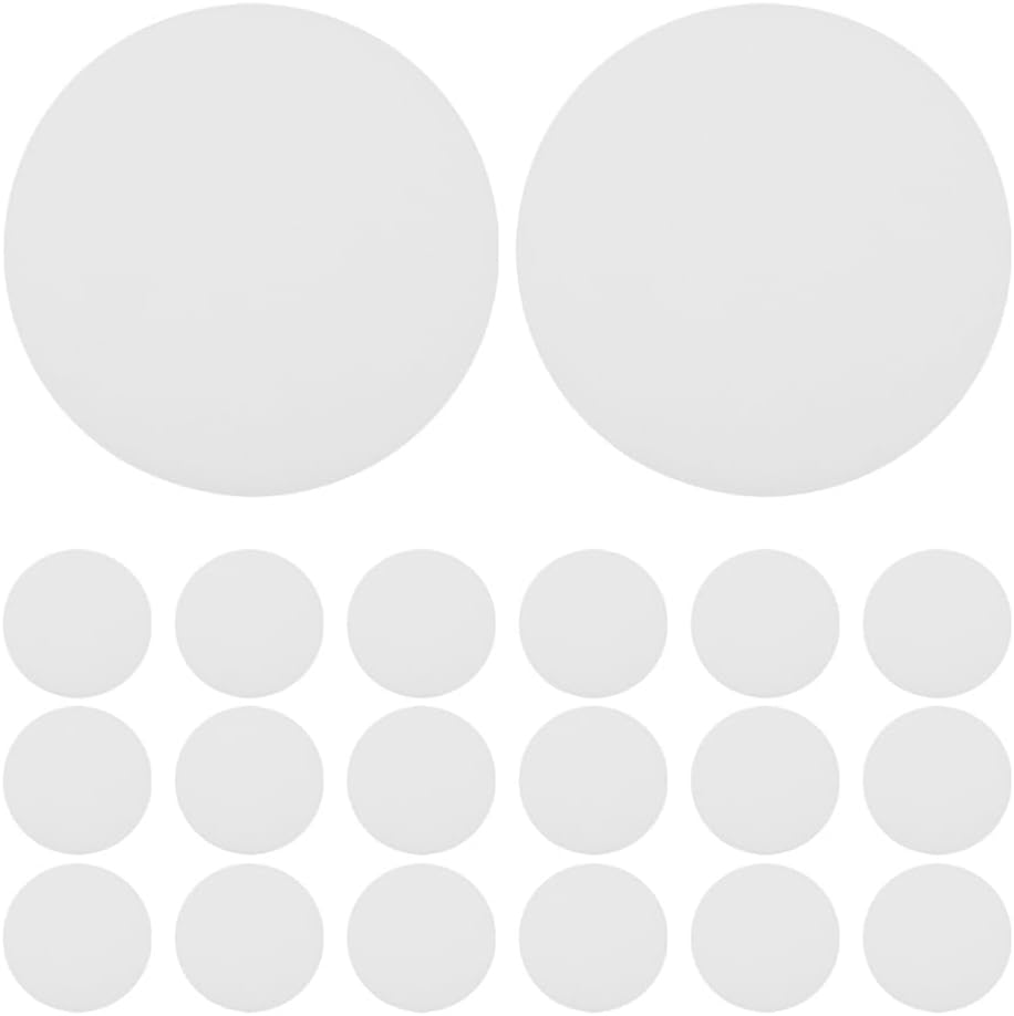 BESTOYARD 20Pcs PC Cover LED Downlight Diffuser Plates round Soft Lighting for Home Bedroom Office Enhanced Lighting DIY Lamp Shade Accessories Easy to Install image number 6