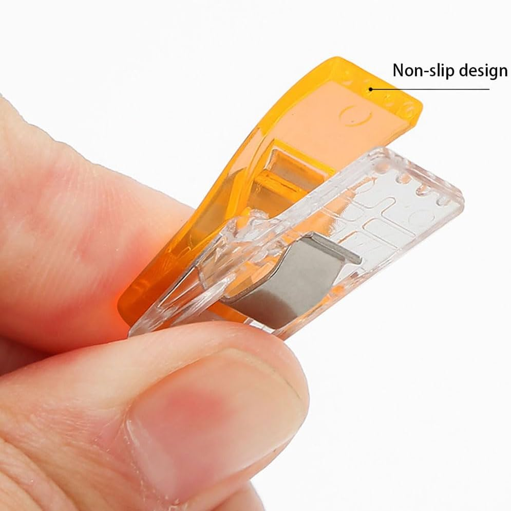 Multipurpose Sewing Clips 150Pcs, Assorted Colors Plastic Clips for Fabric, Clips for Sewing Supplies image number 3