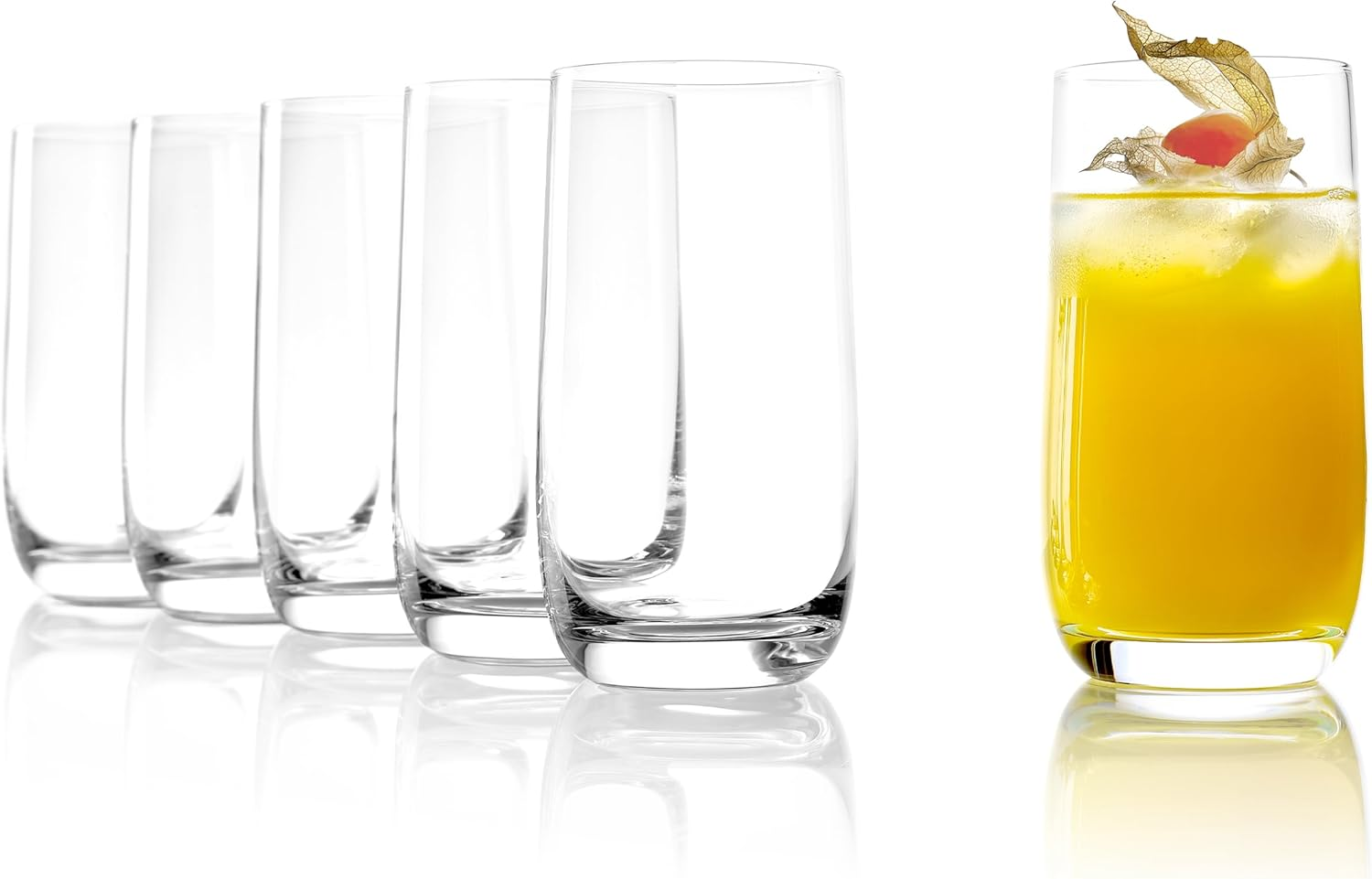 Stolzle Lausitz Weinland Hi Ball Drinking Glass Set, 6 Piece, 315 Ml Capacity image number 4