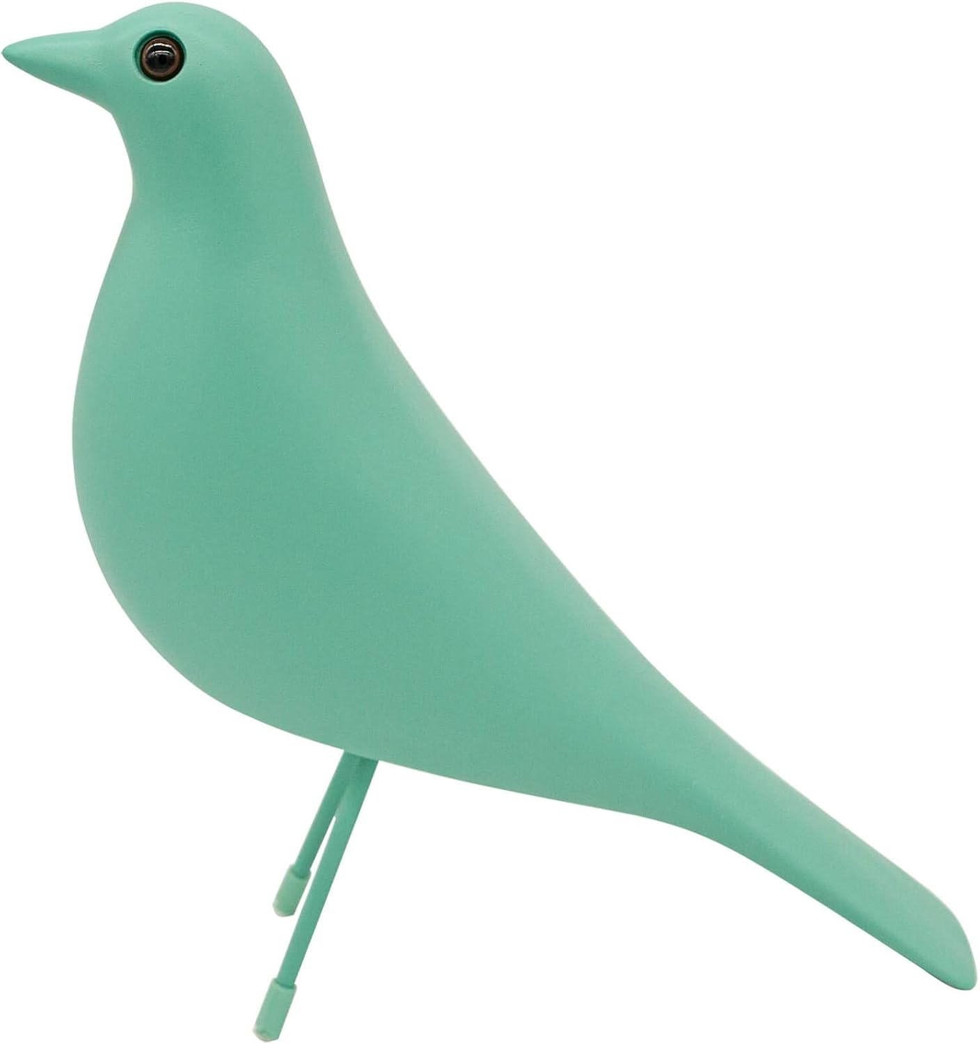 Thribartlive Mid-Century Home Decor House Bird - Office Decor Desk Dove Ornament Arts Gift (Black)