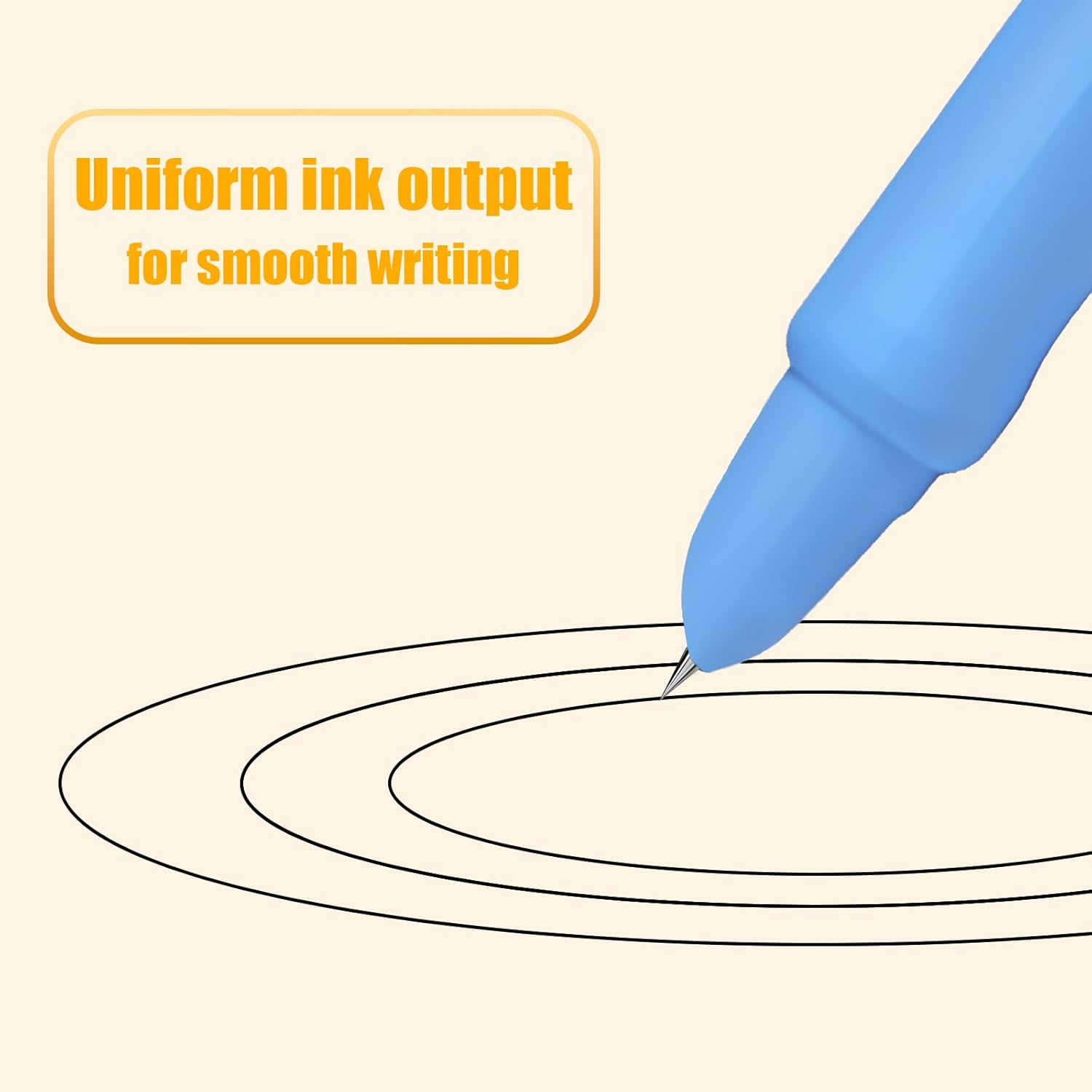 YRYUNRUI 8Pcs Retractable Fountain Pens with 20Pcs Erasable Ink Sacs, Refillable Fountain Pen for Writing, Smooth Writing Quick-Drying Flex Nib Fountain Pens for Calligraphy Journaling Office School image number 5