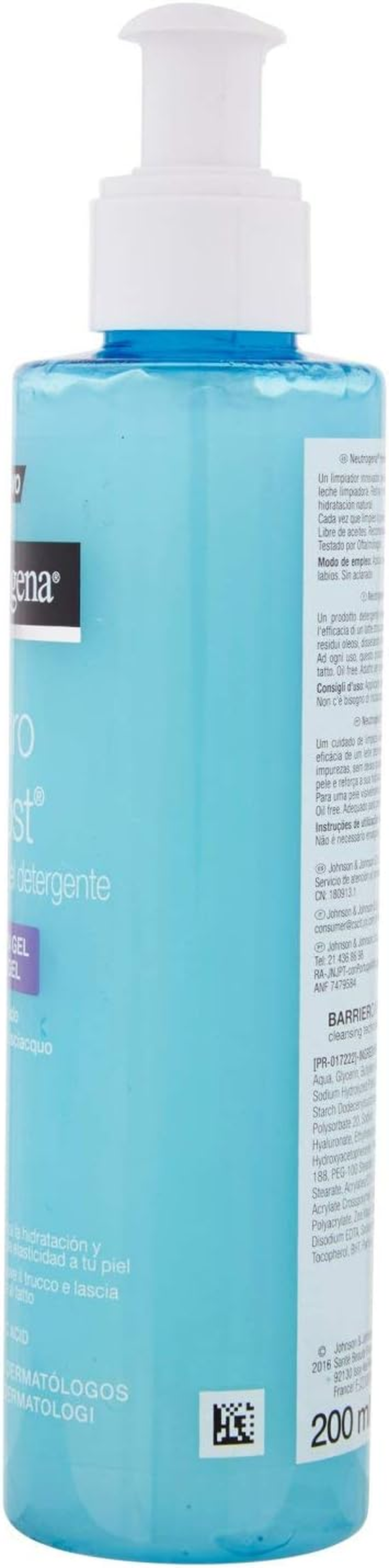 Neutrogena Hydro Boost Leche Limpiadora Hidratante En Gel, 200 Ml