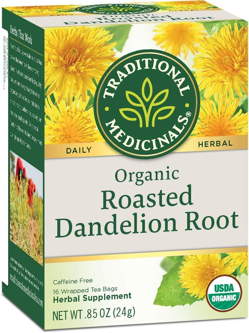Roasted Dandelion Root Tea - 16 Count - Pack of 1, 0.85 Oz image number 5