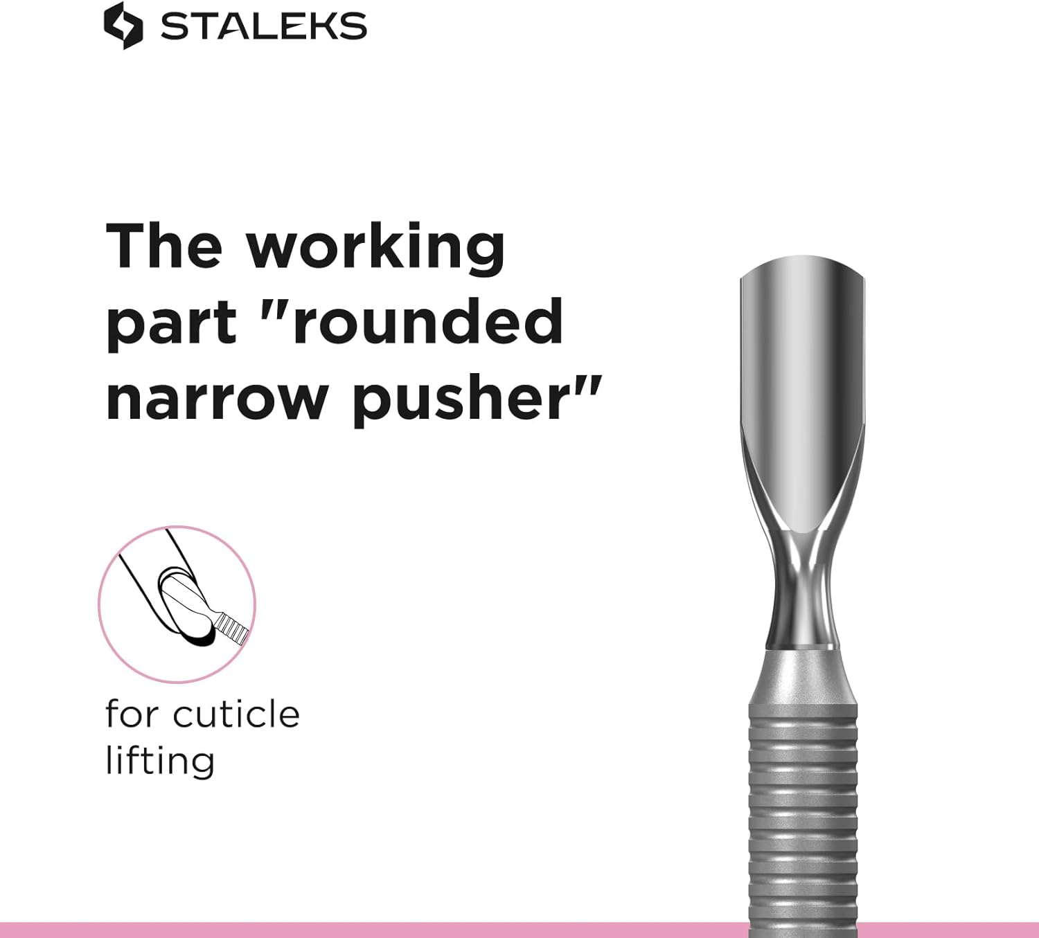 STALEKS PRO Cuticle Pusher Classic 30 Type 2, Manicure Tool PBC-30/2 image number 4