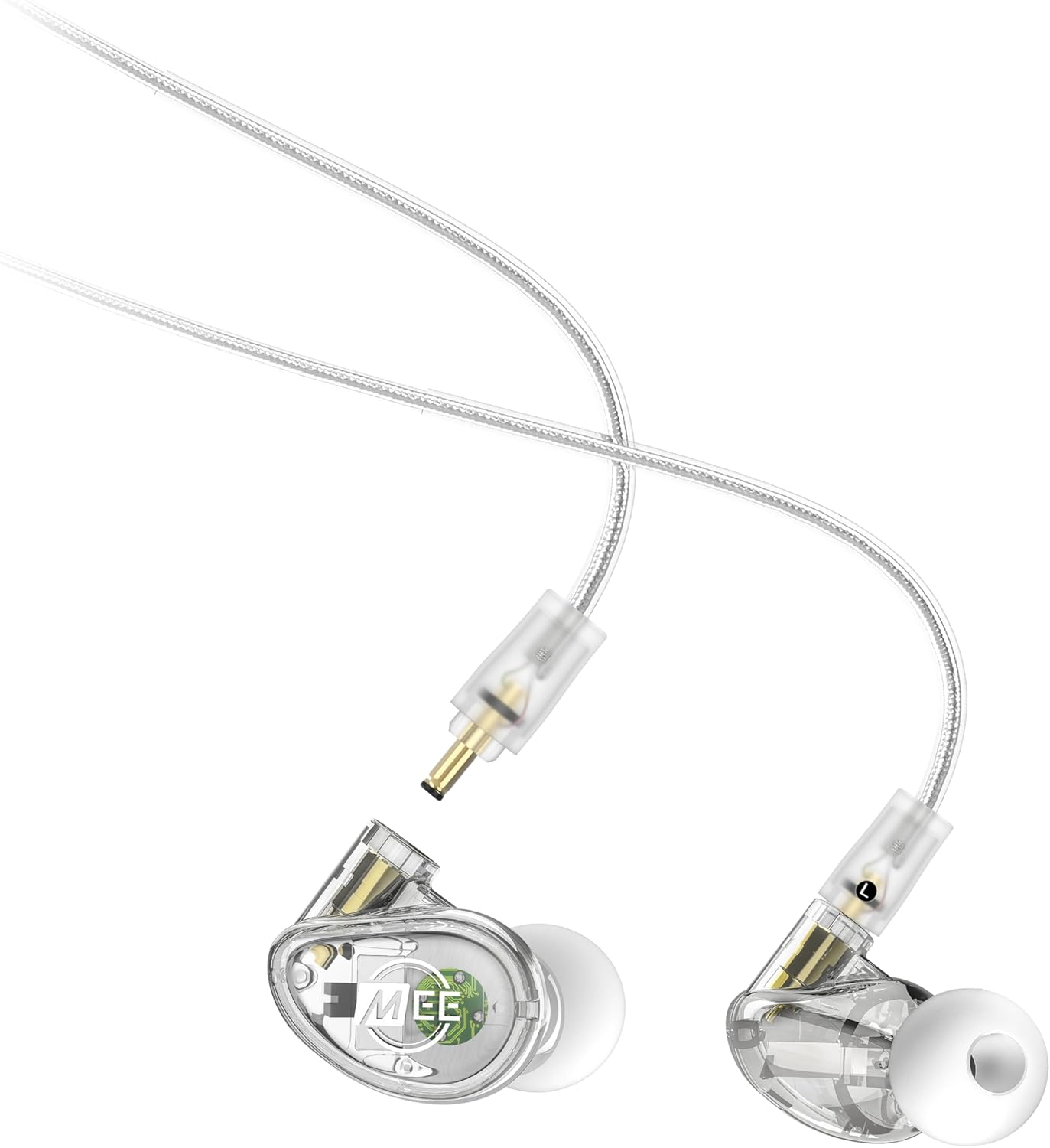MEE Professional MX1 PRO Advanced Dynamic Driver Musician'S in Ear Monitor Headphones with Balanced Sound; Noise Isolating Earbuds Earphones W/Memory Wire, Optional Customization & Detachable Cables