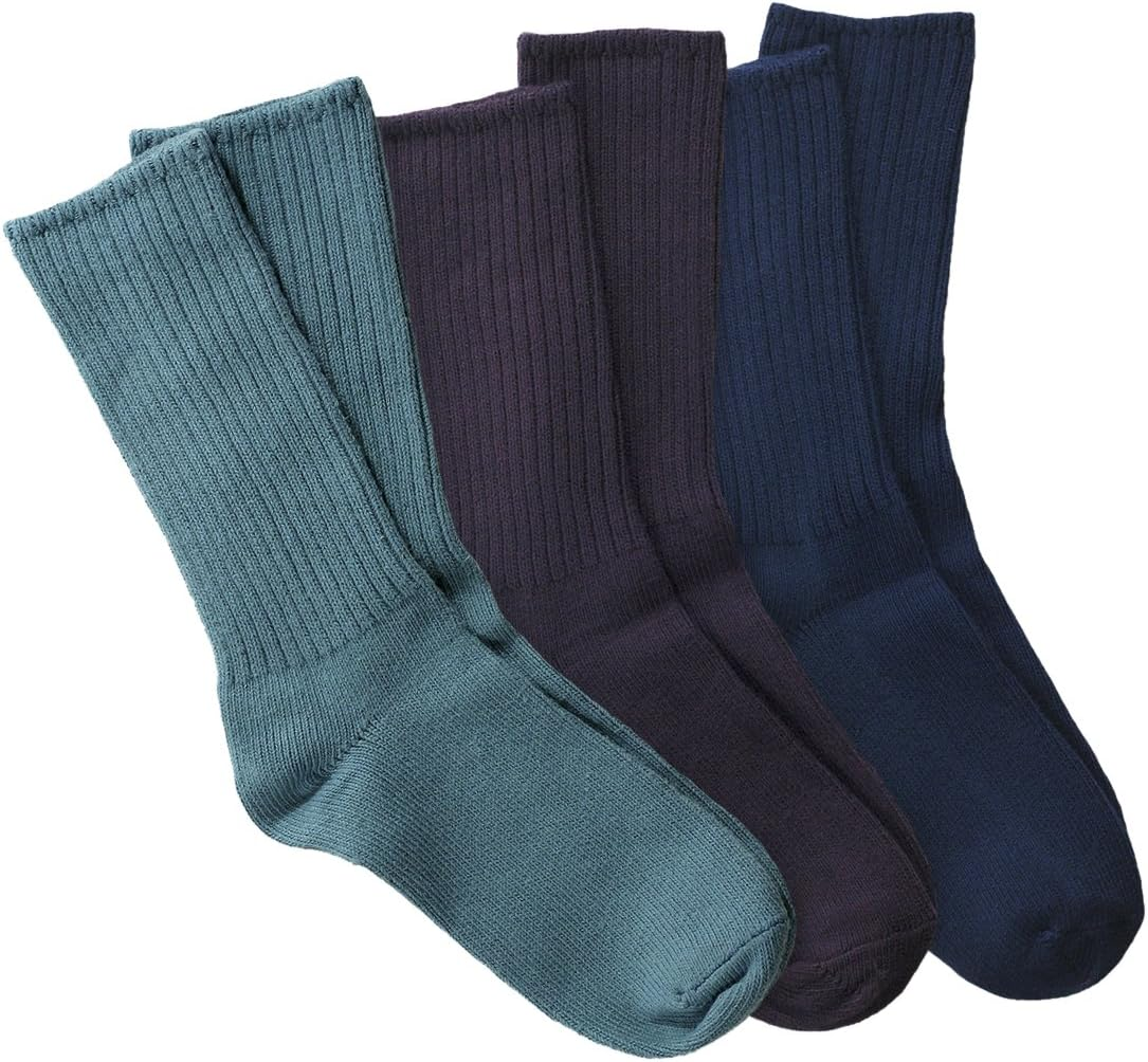 Maggie'S Organic Cotton Crew Sock Tri-Pack