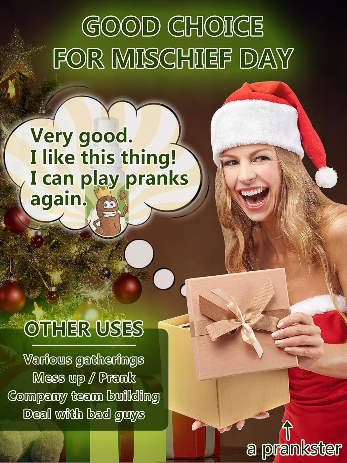 PARNIXS Extra Strong Fart Spray Prank, Ocean of Vomit, Poop Spray Prank, Joke Toys for Adults or Kids - Non Toxic image number 4