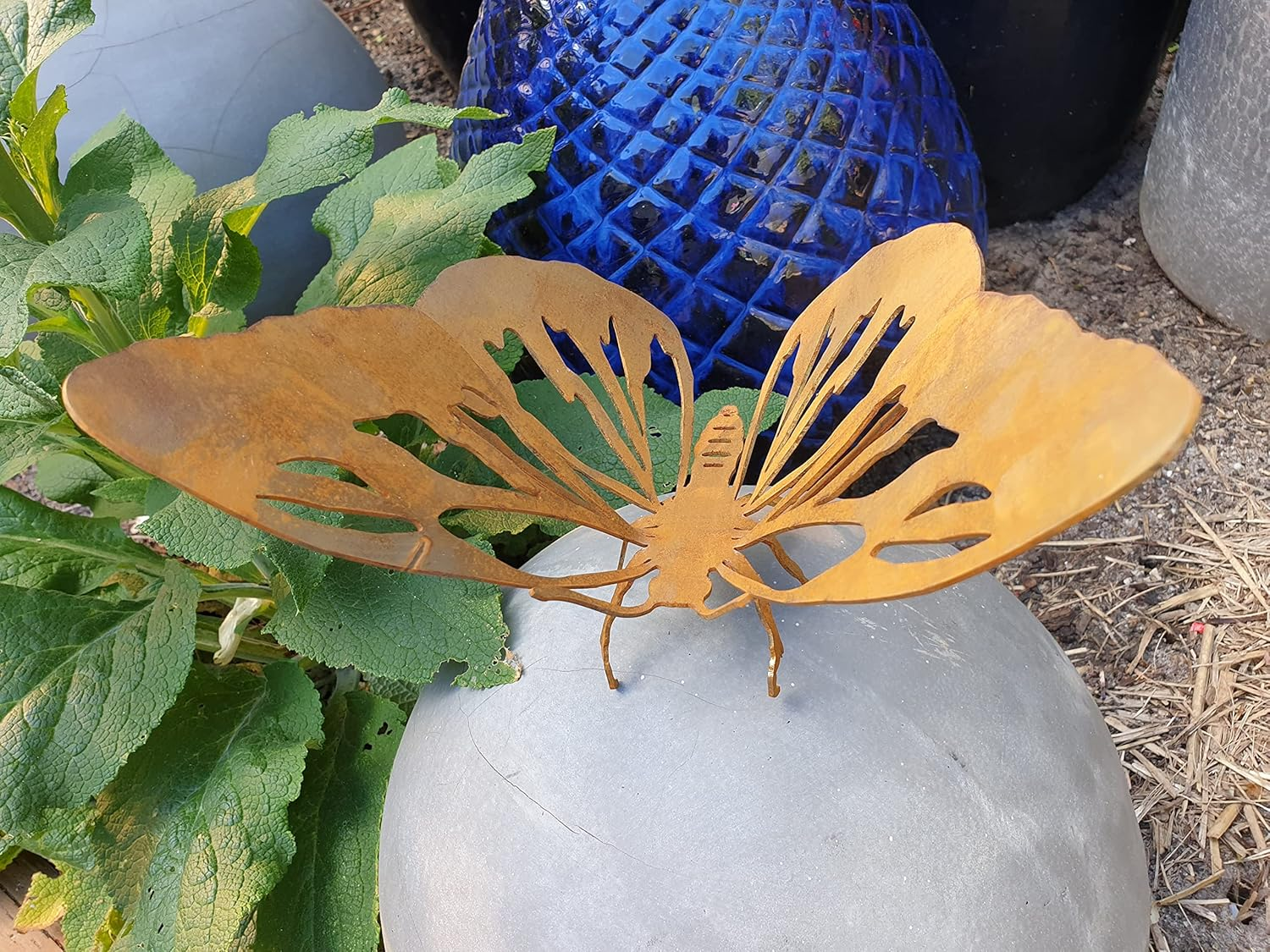 Butterfly #2 - Australian Made Rusted Metal Garden Art