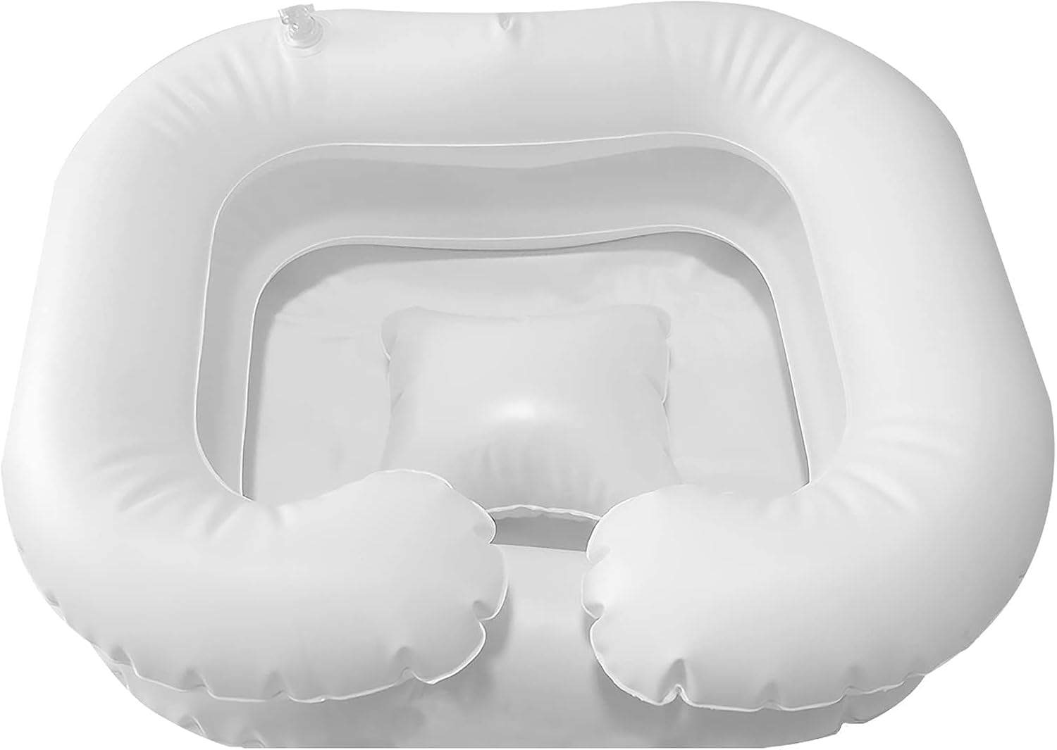 Inflatable Shampoo Basin, Portable Bedside Shower for Injured, Elderly, Bed-Bound, Handicapped - Wash Hair in Bed, Easily Clean image number 2