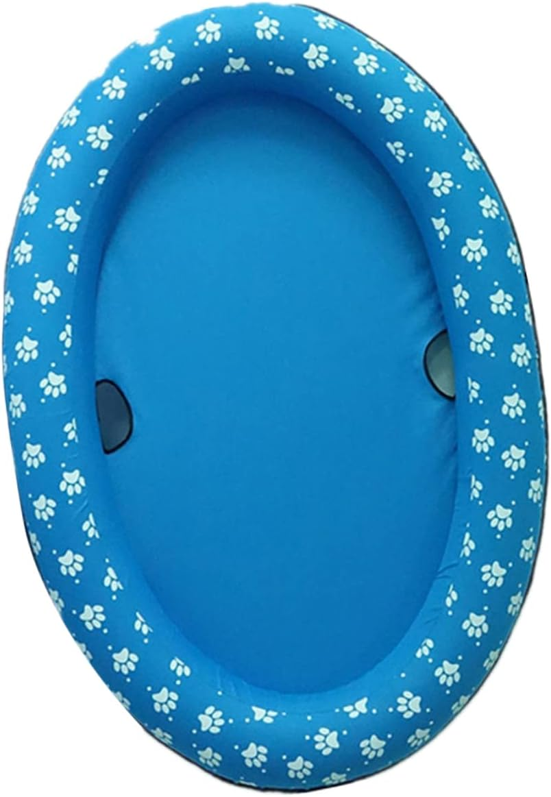 Inflatable Pet Floating Mat Dog Pool Water Pool for Dogs Cats Portable Folding Pet Swimming Water Play image number 6