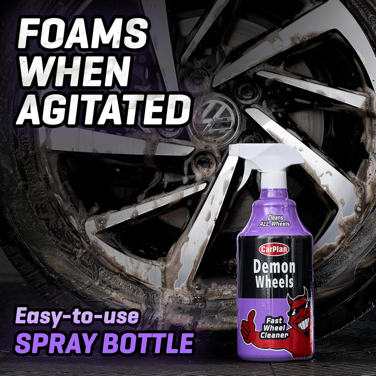 Carplan Demon Wheels - Fast Wheel Cleaner, 1 Litre image number 3