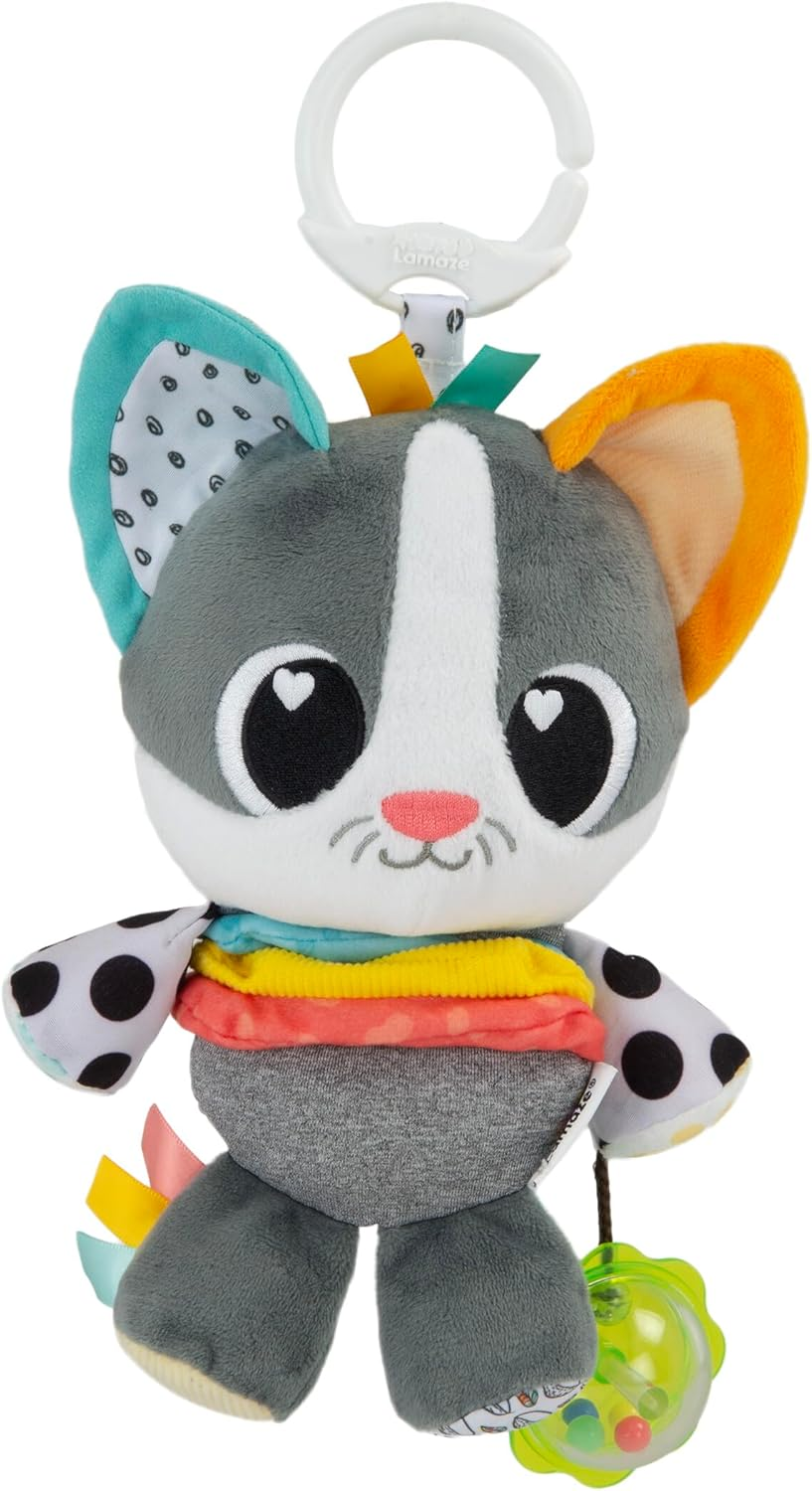 Lamaze Millie the Cat Clip & Go Baby Toy image number 1