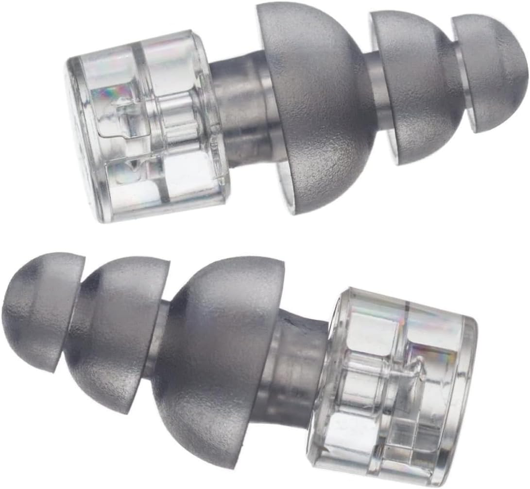 Etymotic Research ER20XS High-Fidelity Earplugs (Concerts, Musicians, Airplanes, Motorcycles, Sensitivity and Universal Hearing Protection) - Standard, Clear Stem image number 3