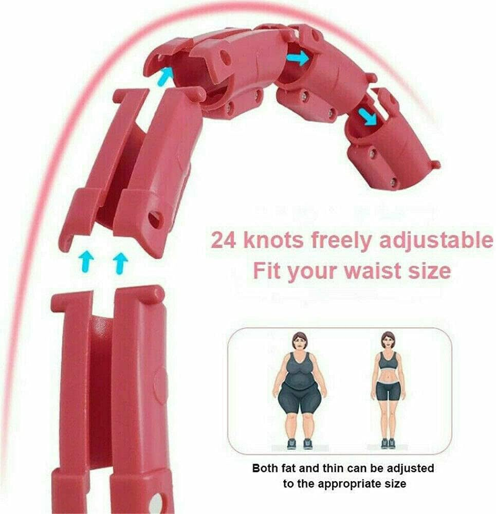 24 Knots Smart Hula Hoop Fitness Detachable Hoops Weight Hoola Hoops image number 3
