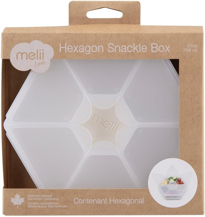 Melii Luxe Hexagon Snackle Box - Ivory image number 3