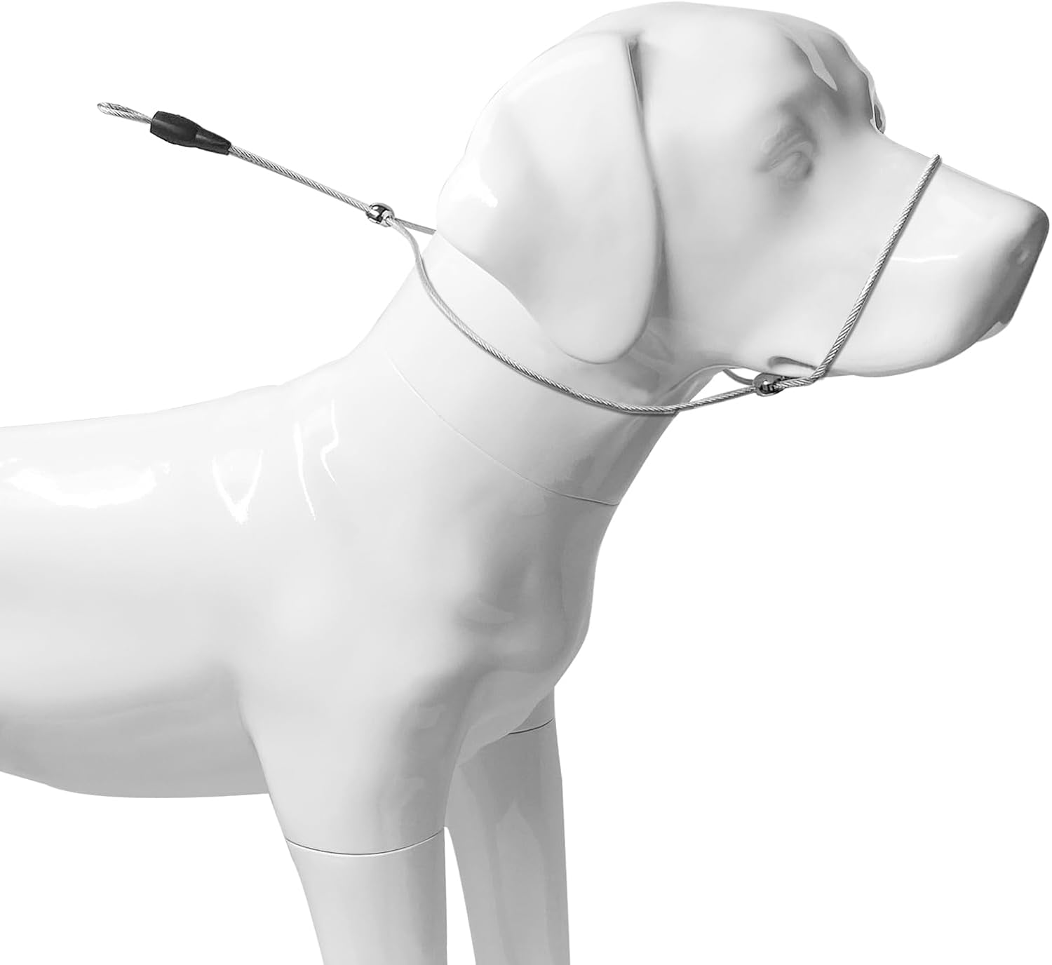 LOS ANDES Dog Halter Head Harness, Stops Heavy Pulling on the Halter Collar, Padded Halter for Small, Medium and Large Dogs (Black)