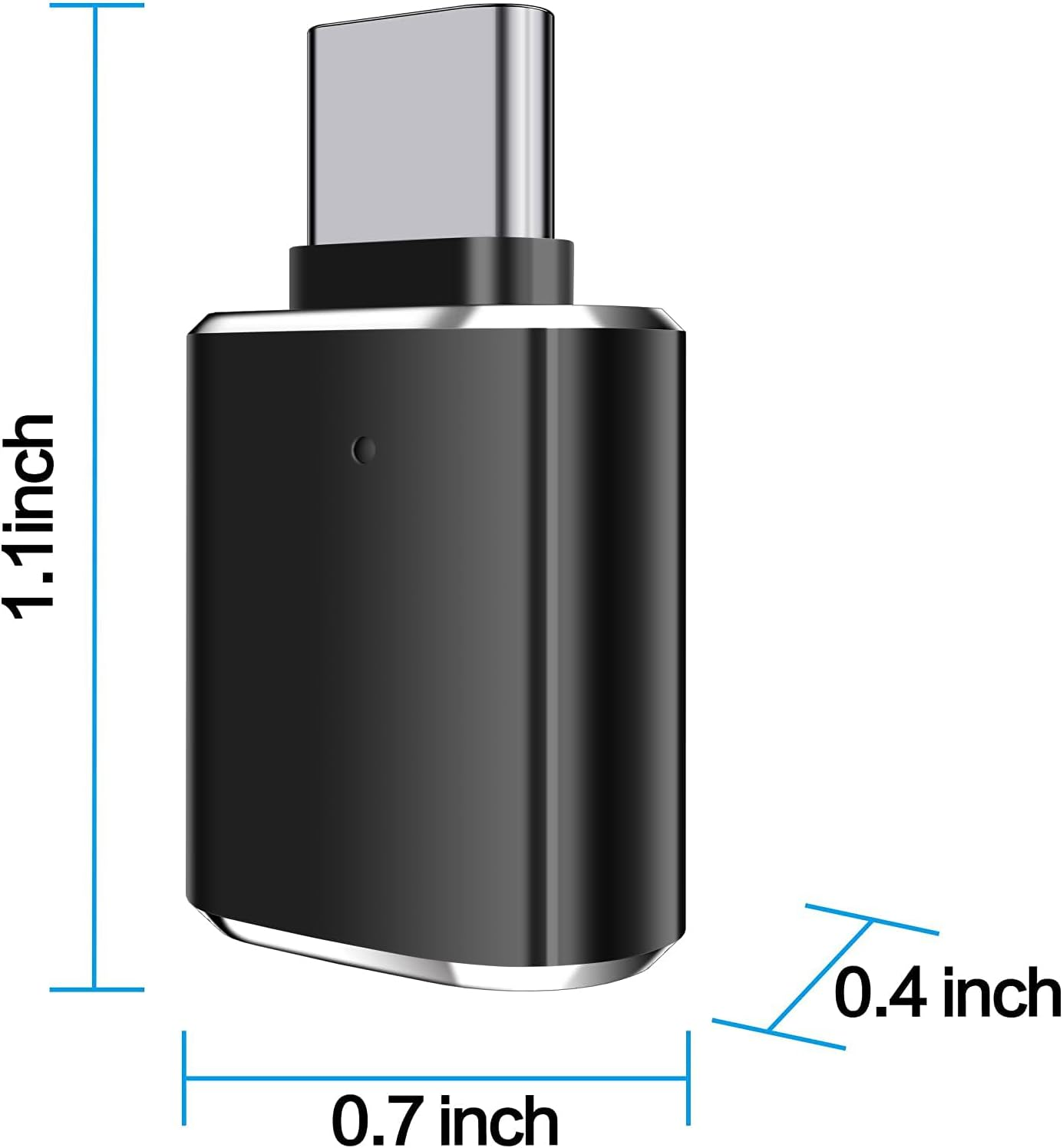 USB C to USB Adapter,Usb a 3.0 Female to USB C Male Adapter X2, USB C Female to USB Male Adapter X2, Compatible with Mac-Book, Phone 15, Sam-Sung Galaxy, Smartphones, Tablets, Laptops 4 Pack image number 3