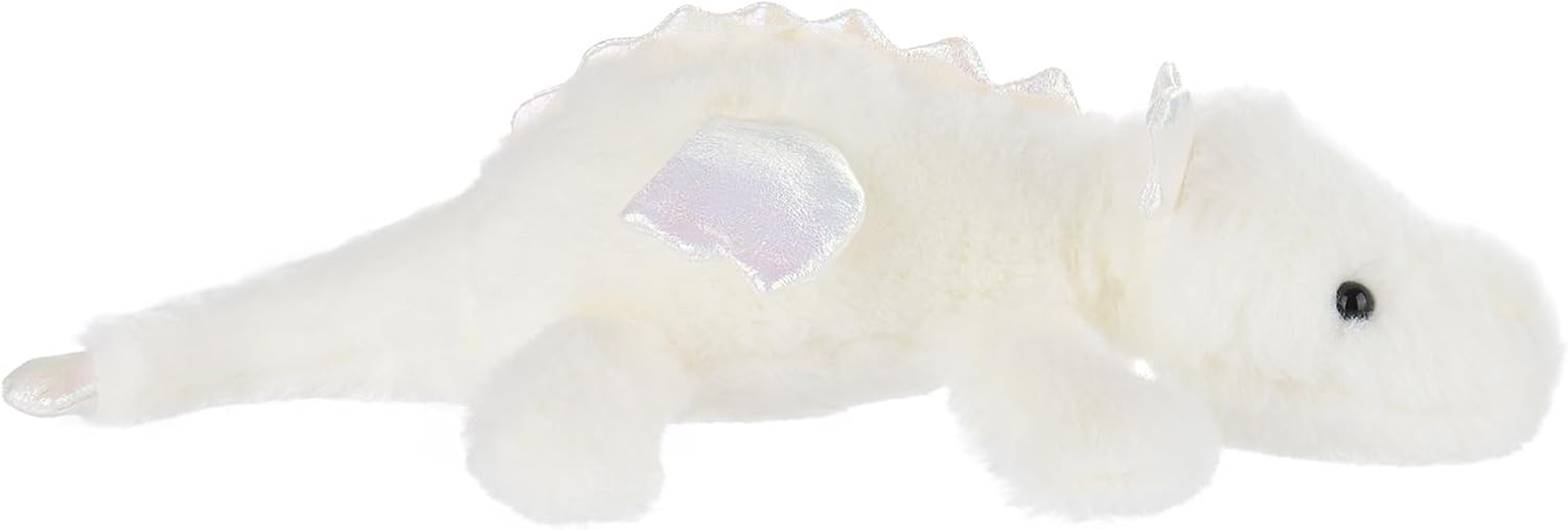 Apricot Lamb Toys Plush White Lying Dragon Dinosaur Stuffed Animal Soft Cuddly Perfect for Child (White Dragon,15 Inches) image number 5