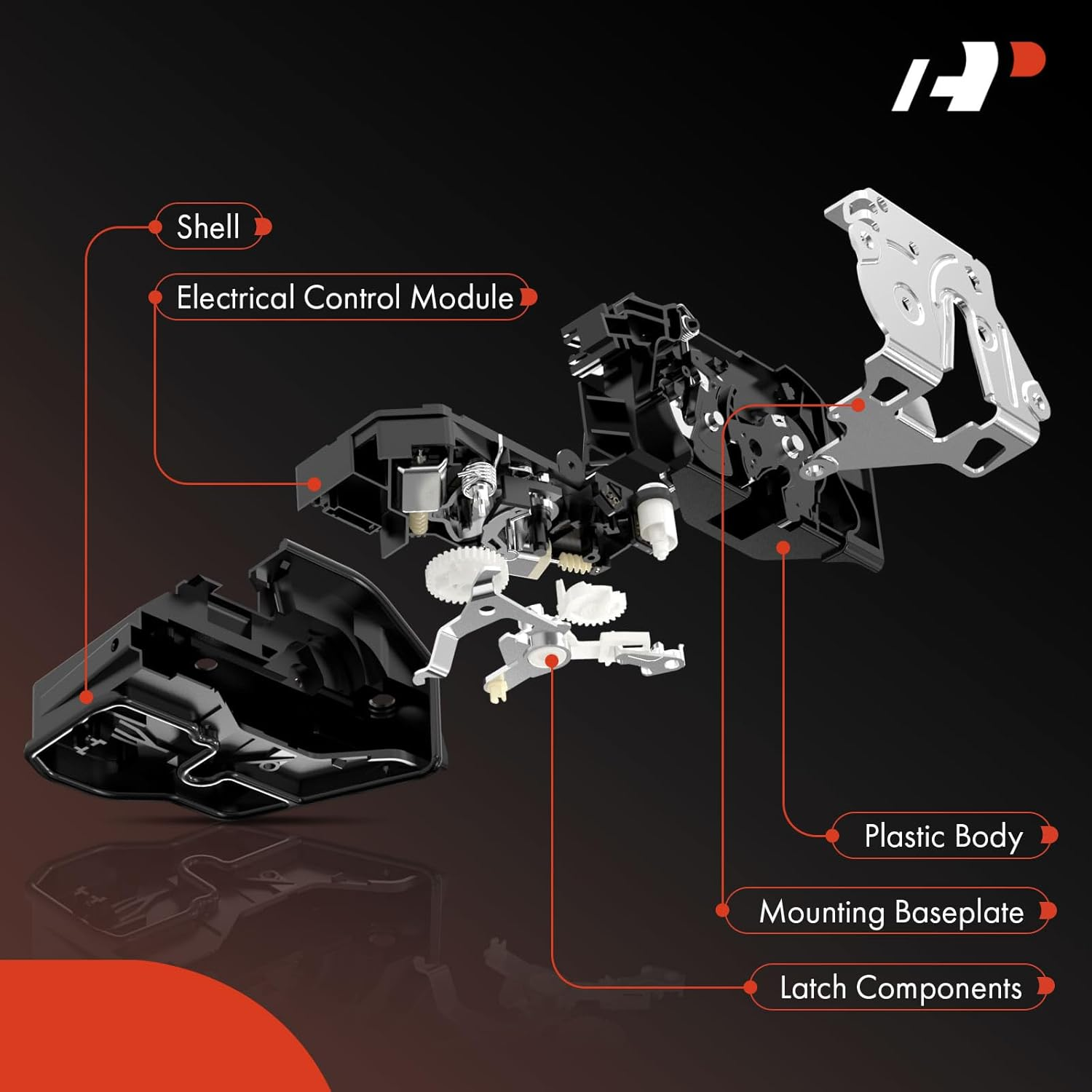 A-Premium Door Lock Actuator Replacement for Acura TSX 2010-2013, Front Left, Automotive Replacement Parts image number 3