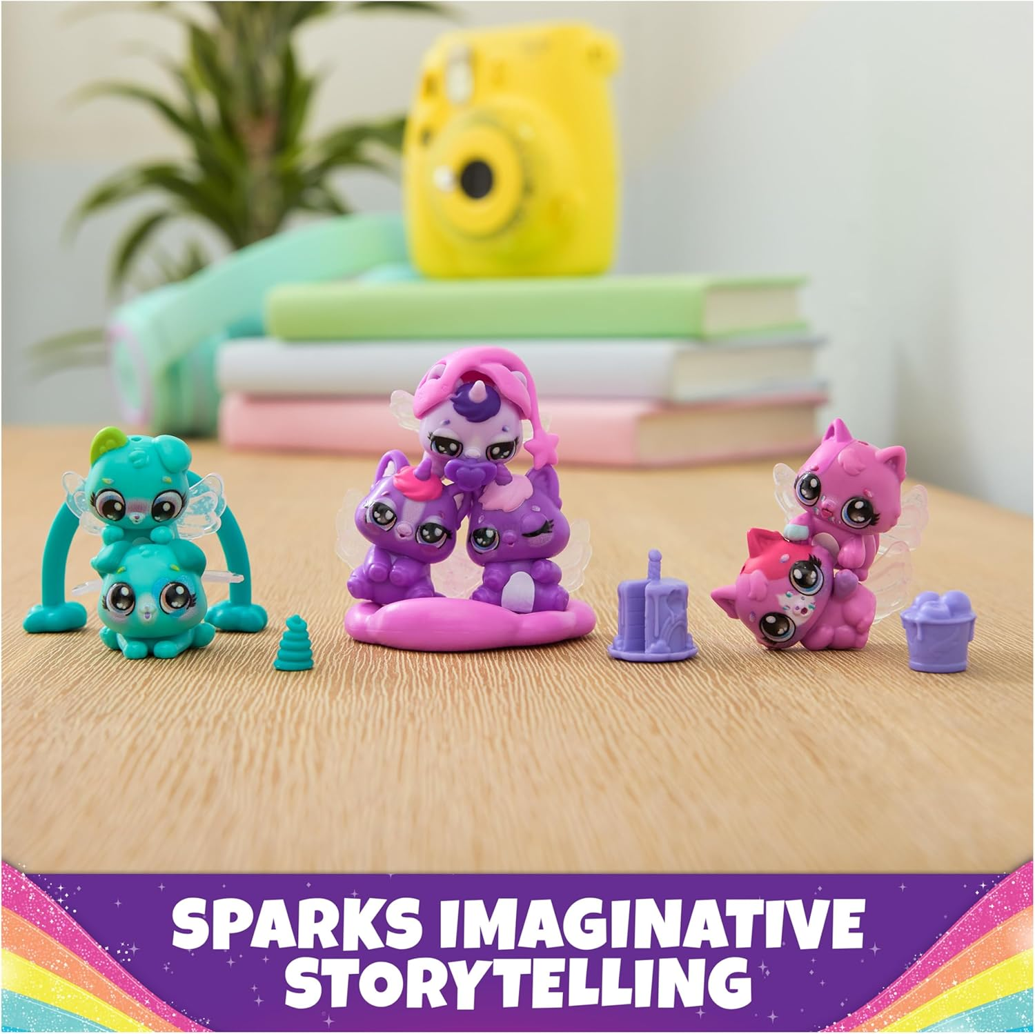 Hatchimals Alive, Rainbow Splash Fizzy Colour Surprise Toy, Hatch Twins or Triplets from Colour-Reveal Egg (Style May Vary), Kids&rsquo; Toys for Girls & Boys image number 4