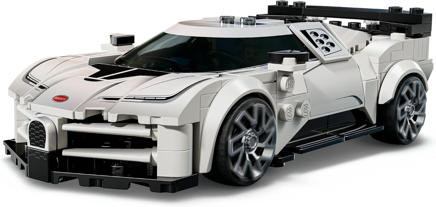 LEGO&reg; Speed Champions Bugatti Centodieci Hyper Sports Car 77240 Toy for Boys and Girls, Model Kit, Vehicle Building Set, Playset with 1 Collectible Minifigure, Toy for Kids Aged 9 and Over image number 2