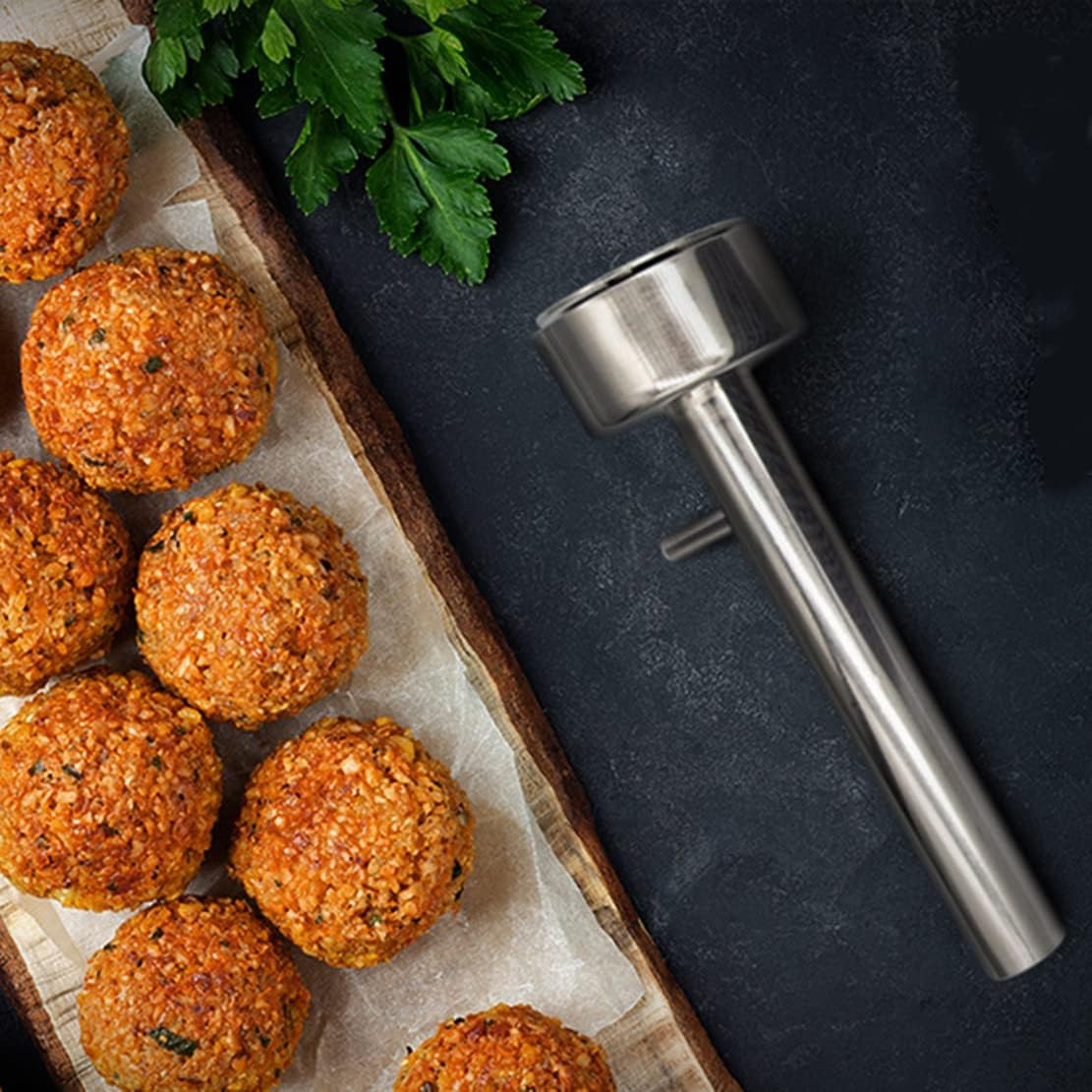 Meatballs and More Stainless Steel Meatball Machine Non-Stick Meatball Maker|Easy to Scoop up and Put Down image number 4
