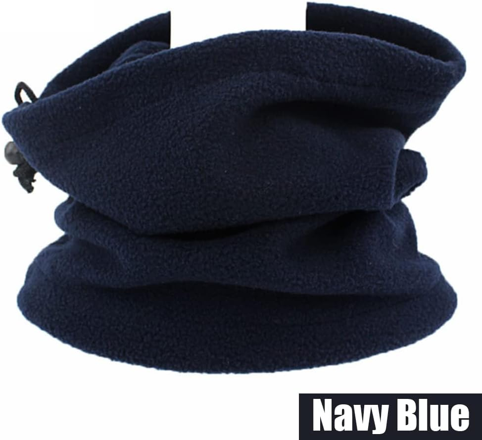 BIGTEDDY Winter Warm Fleece Snood Scarf Neck Warmer Beanie Hat Ski Balaclava Men Women