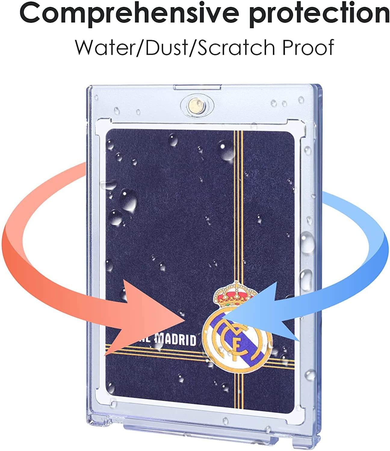 Yotsuba 35Pt Magnetic Card Holder - UV Protected Screwless Trading Card Protector for Baseball, Basketball, Sports & Gaming Cards (6.4 X 8.9Cm) - Premium Display Case with Frosted Borders (1 Pack) image number 2