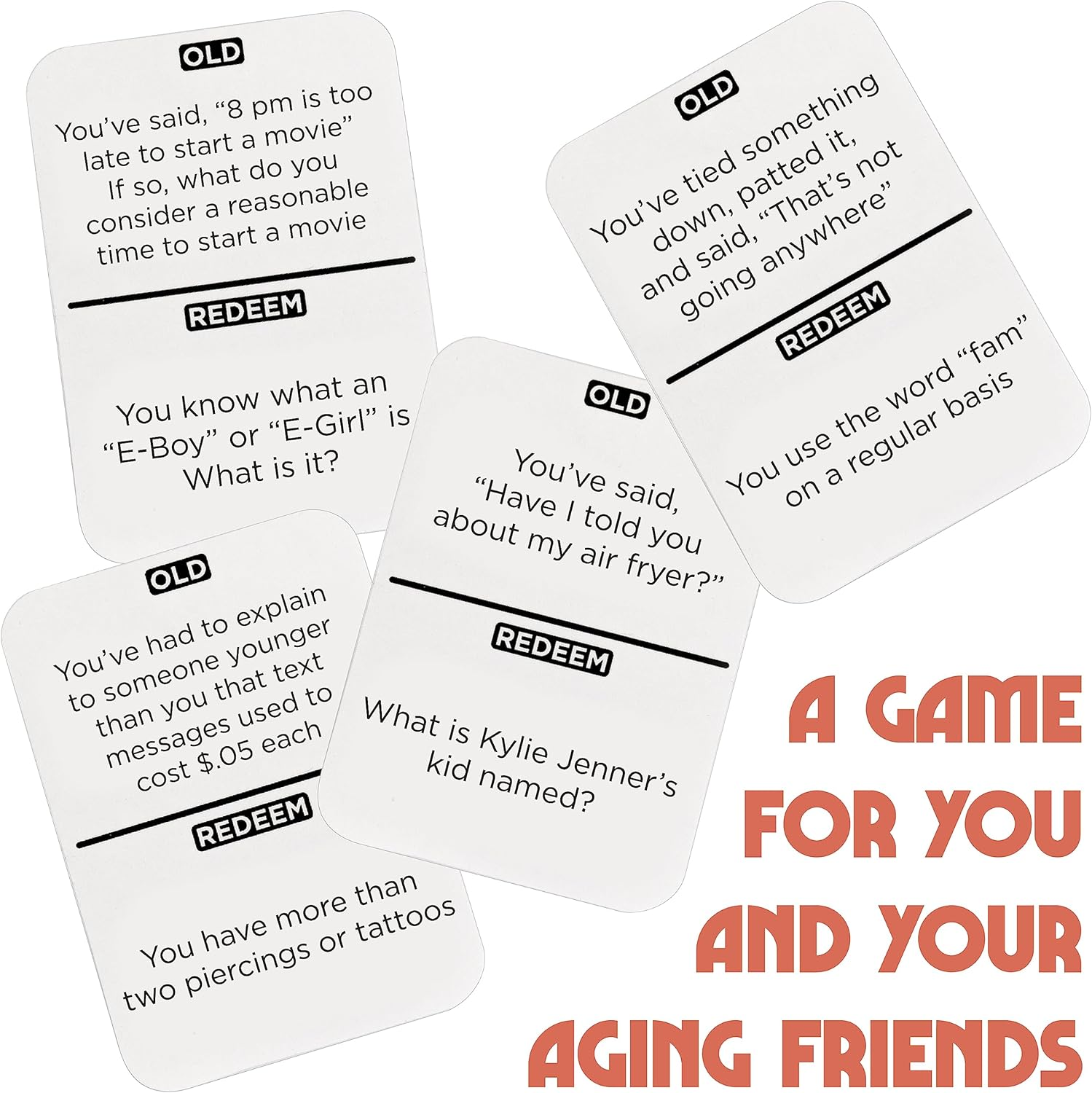 Vango You'Re Getting Old - Adult Party Card Game - Bonus Edition, (VNG076AMZN) image number 4