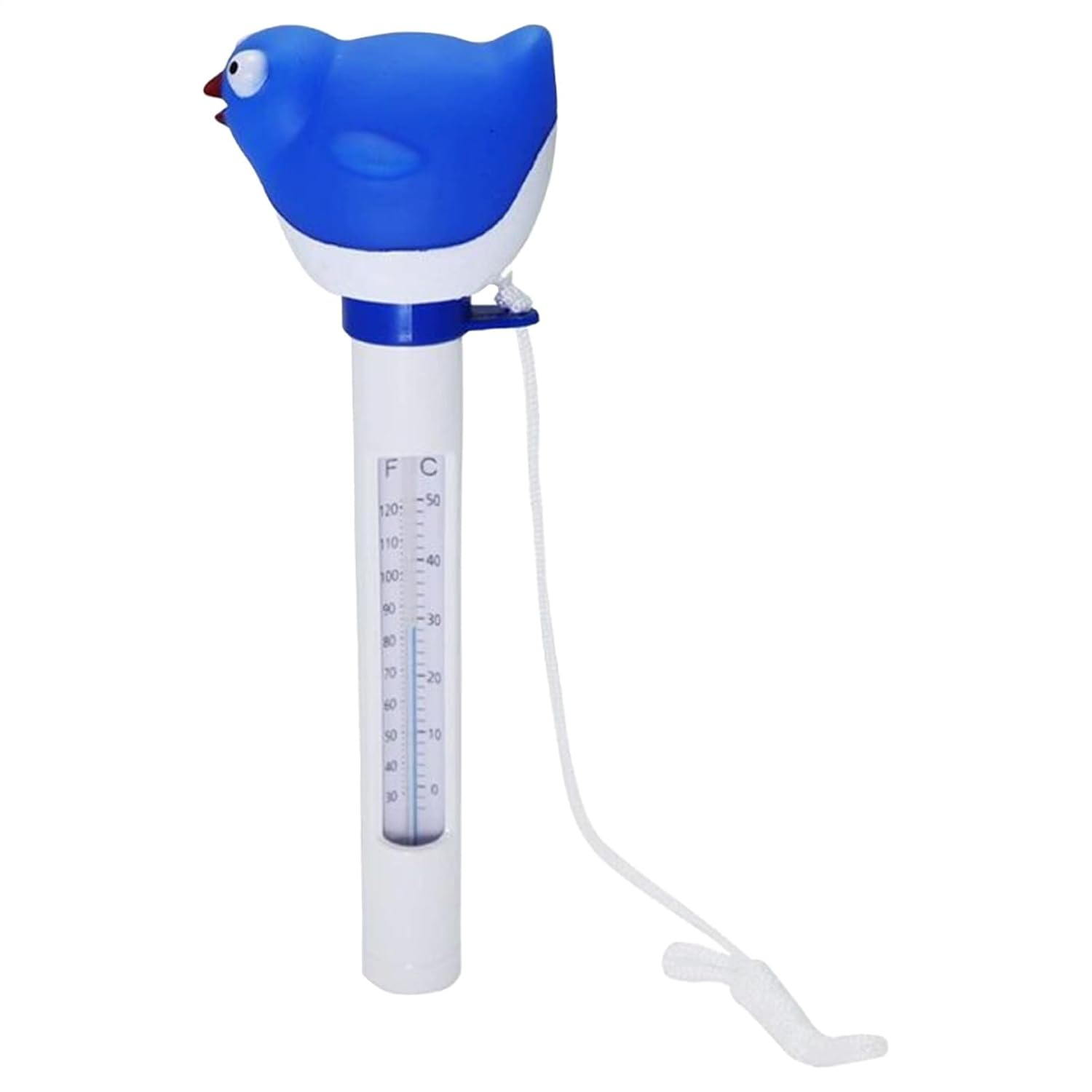 Floating Water Gauge | Baby Floating Hot Water Temperature Meter,Easy Read Portable Monitor with String Waterproof Bathtub Accessories for Swimming Ponds Aquarium - Yellow image number 4