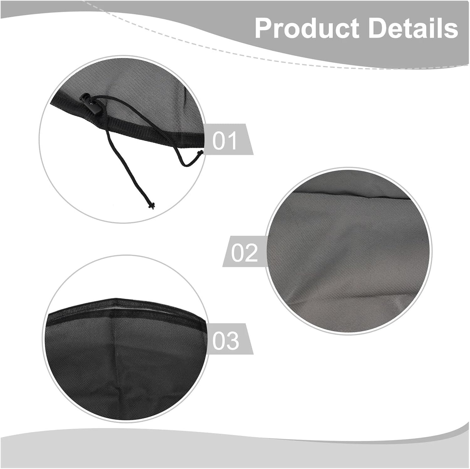 Zqnaznfdelarge Bird Cage Cover, Mesh Cover(60Cm) image number 1