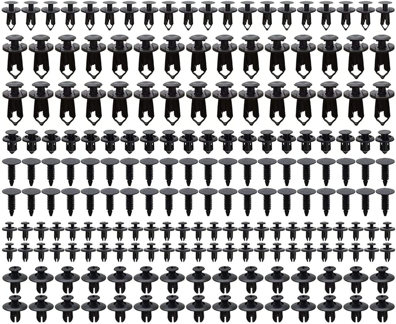 190 Pcs Car Trim Clips, Fastener Rivet Clips 6 Sizes, Plastic Clips Trim Tool for Auto Interior Repair, Plastic Rivets Retainer Clips, Car Trim Removal Kit for Bumper Radio Dashboard Panel Door Repair image number 5