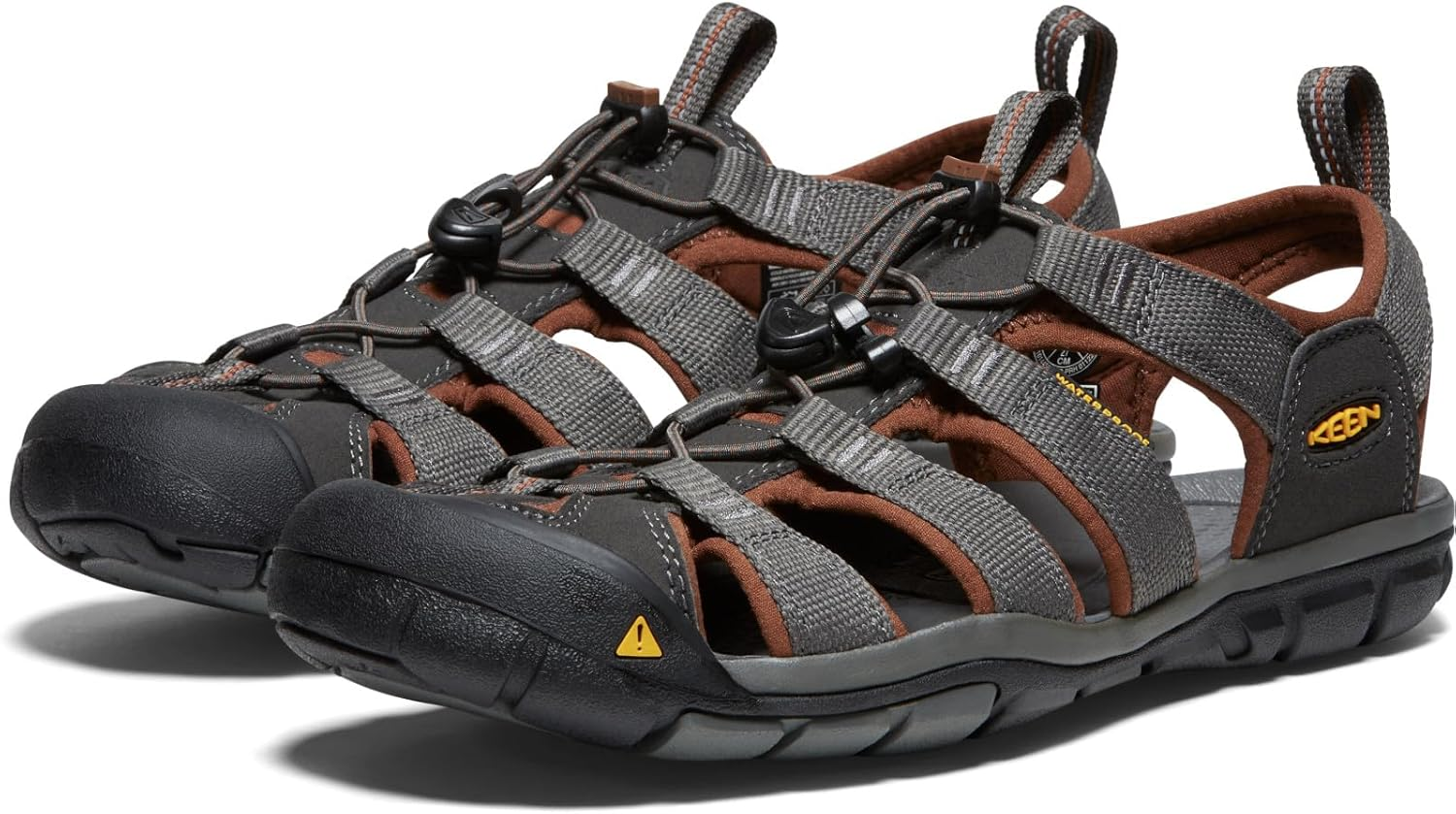 KEEN Male Clearwater CNX Raven Tortoise Shell Size 11 US Sandal image number 4