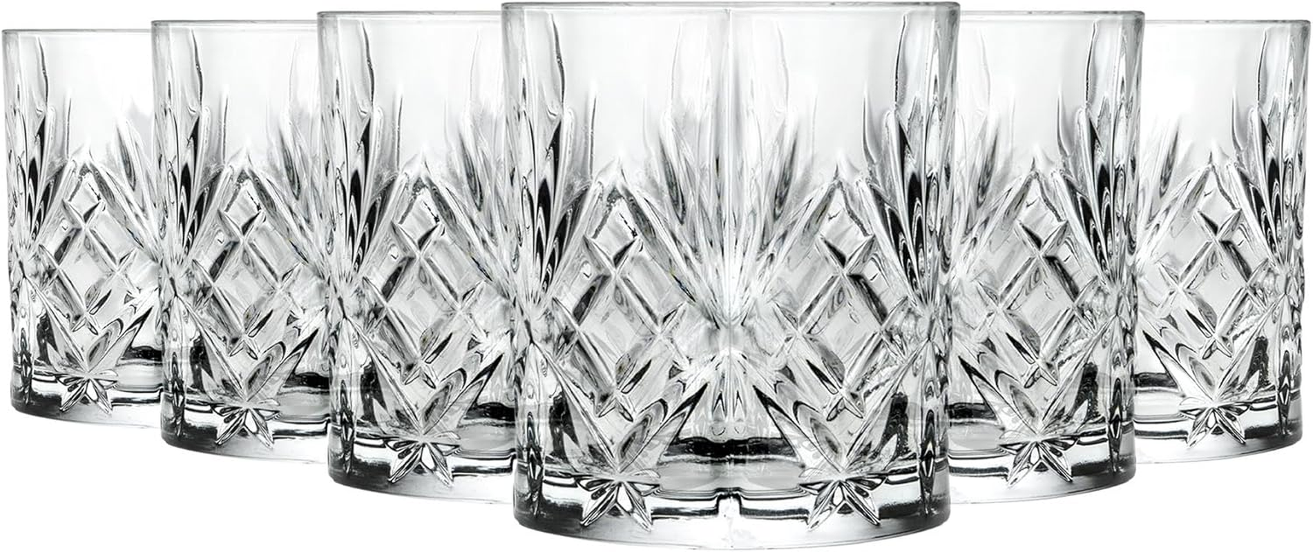 6X 360Ml Melodia Highball Glasses - Tall Dishwasher Safe Glass Water Gin Cocktail Drinking Hi Ball Tumblers Glassware Set - by RCR Crystal image number 3
