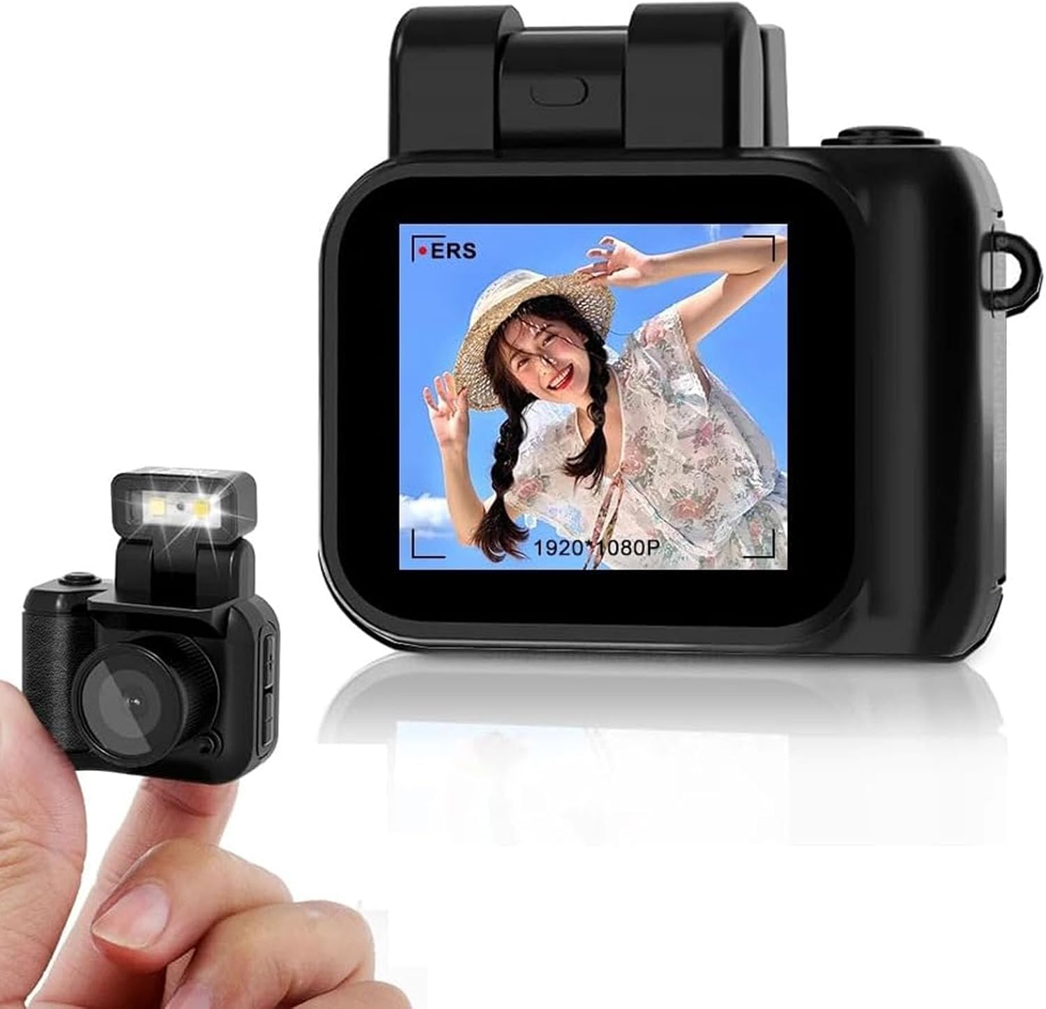 Mini Keychain Camera, 1080P Hd Small Vintage Camera, Retro Micro Dv Cameras, Compact Camcorder with 128G Memory Card image number 5