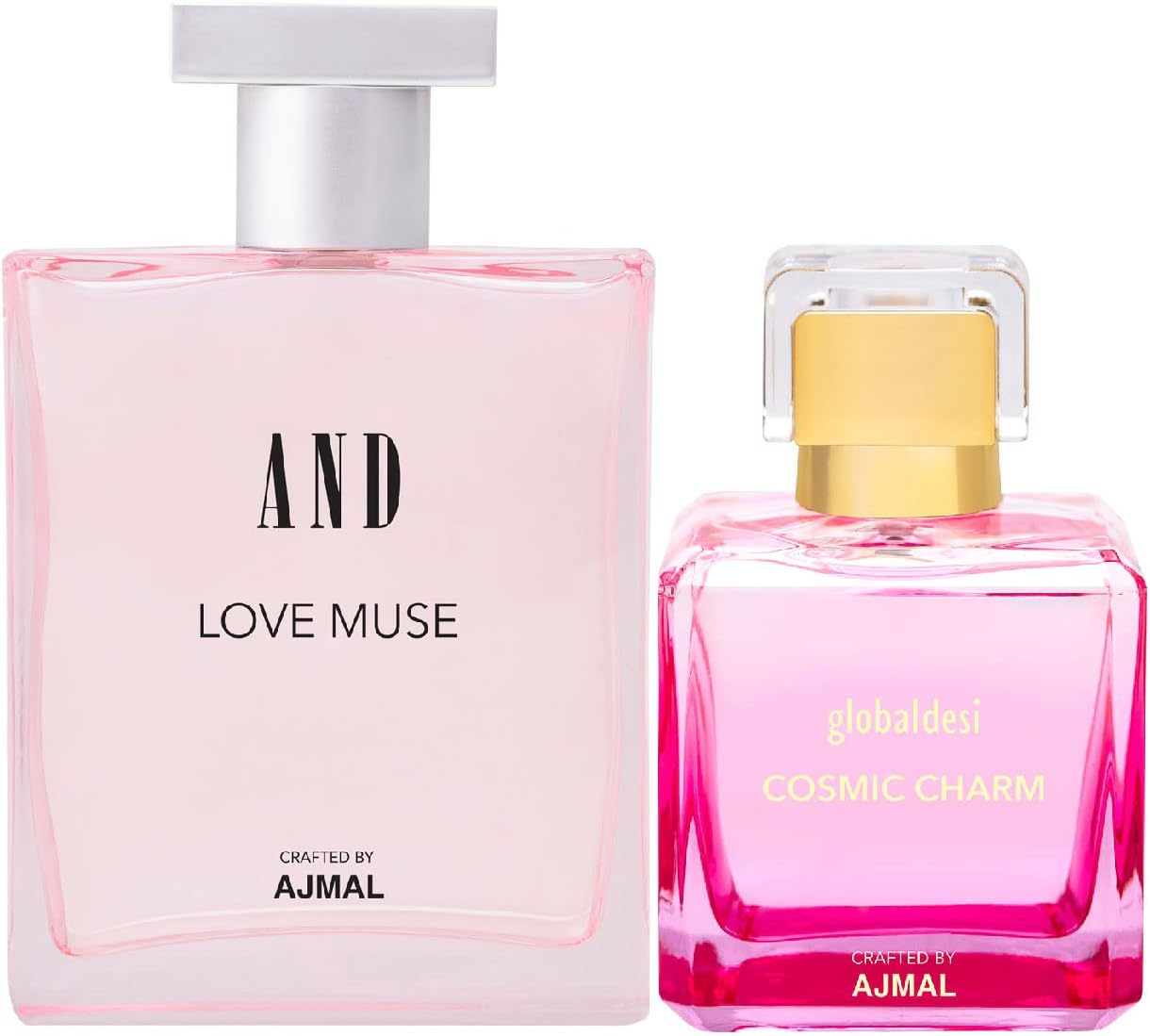 AND Love Muse EDP 100ML & Global Desi Cosmic Charm EDP 50ML +2 Perfume Rs