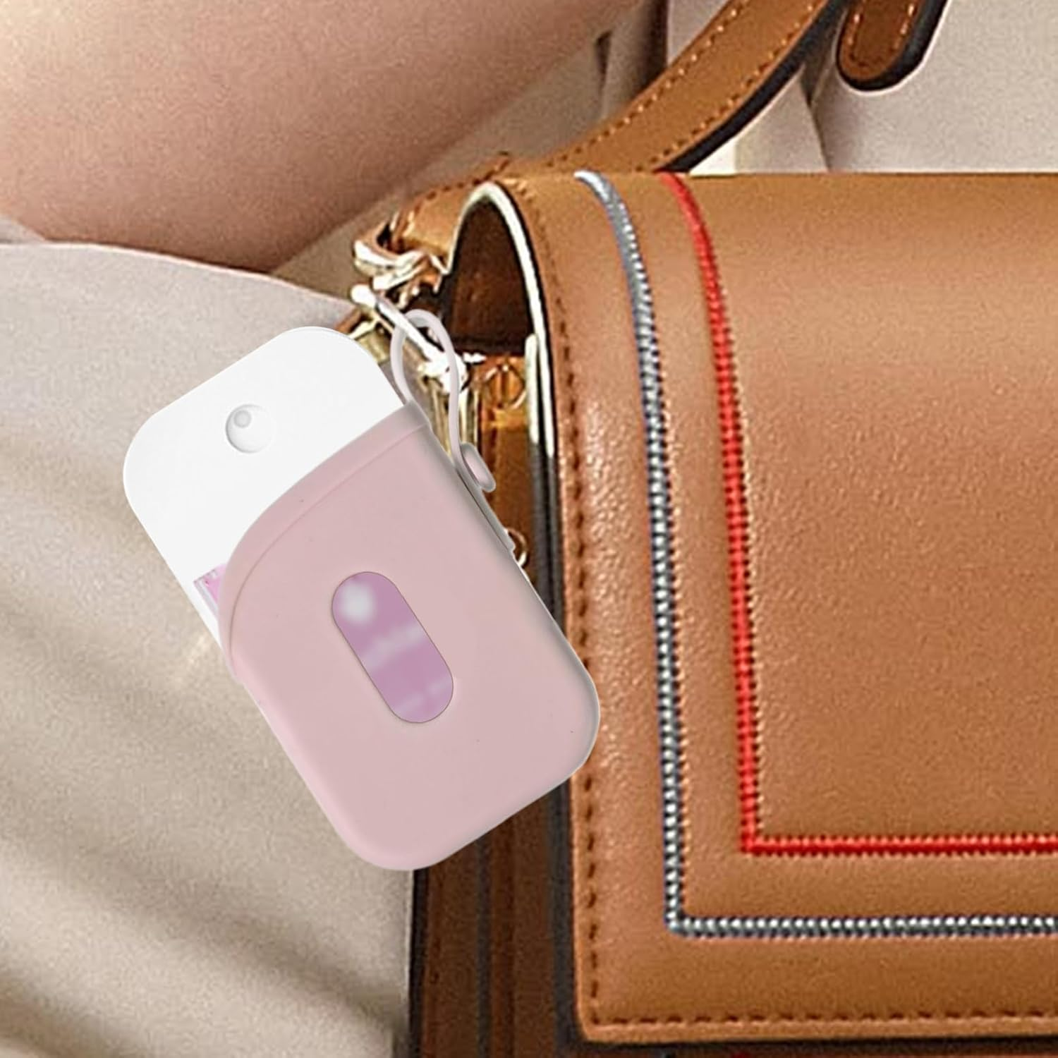 Dzqad Cosmetic Bottle Cover - Silicone Protective Case for Empty Bottles - Stylish Anti-Shock Case for Travel Camping and Daily Use - Pink image number 2