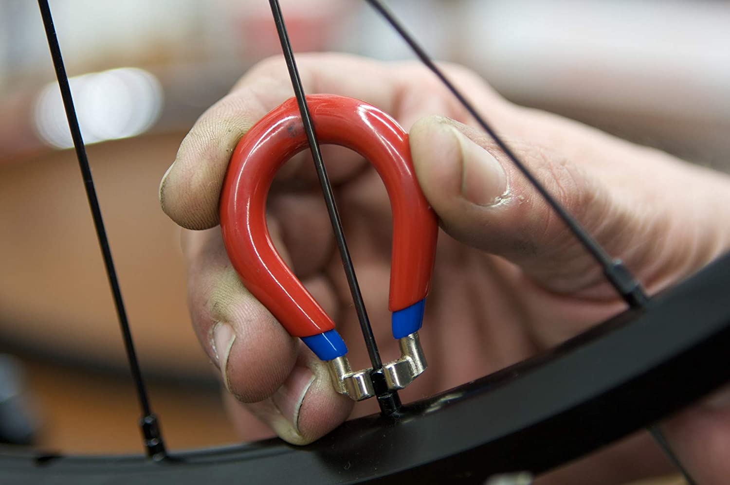 Bike Spoke Adjustment Wrench Bicycle Rim Truing Tool Set of 2 image number 4