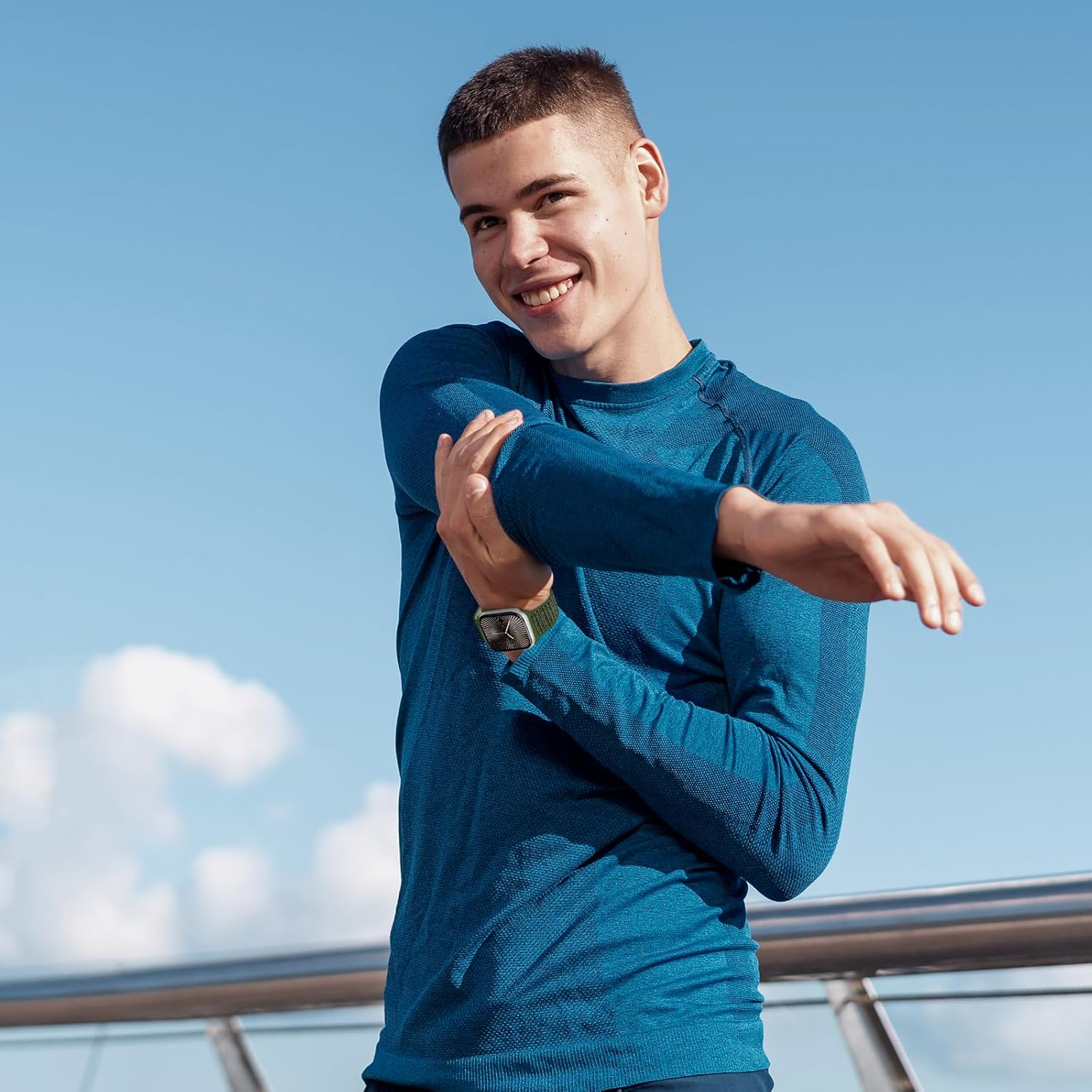 2 Pack Nylon Sport Bands Compatible with Apple Watch Bands 38Mm 40Mm 41Mm 42Mm 44Mm 45Mm 46Mm 49Mm for Women Men, Adjustable Replacement Band for Iwatch Series 10/9/8/7/6/5/4/3/2/1/SE 3/Ultra 3 image number 5