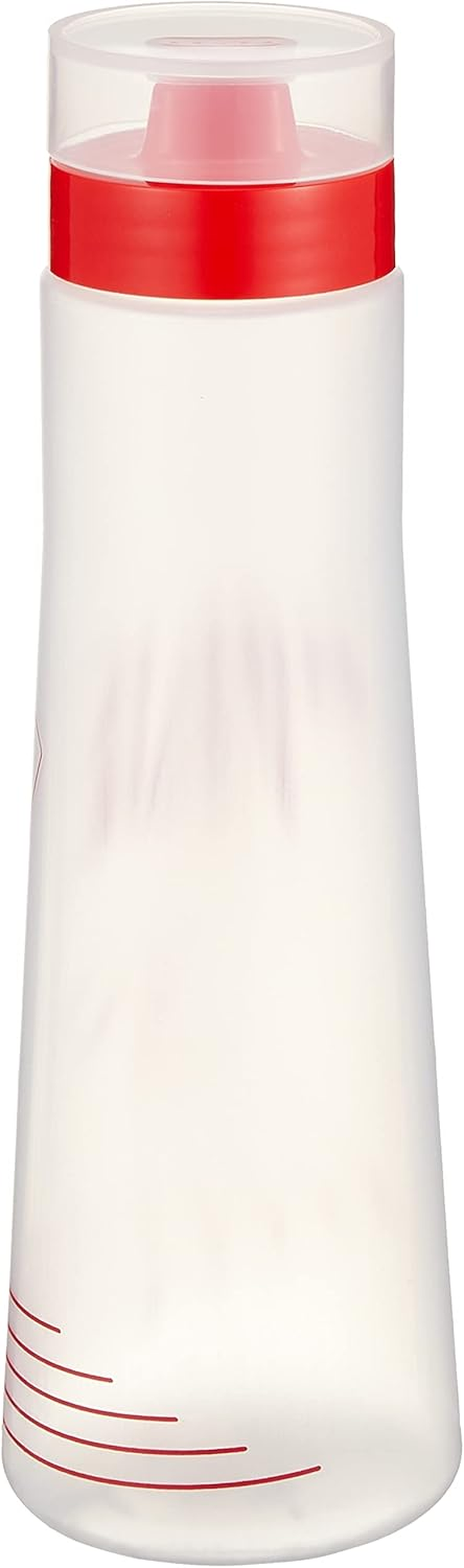 Endoshoji BDI403 Magic Five Condiment Container, Red, 10.1 Fl Oz (300 Cc), Commercial Use, Dispenser