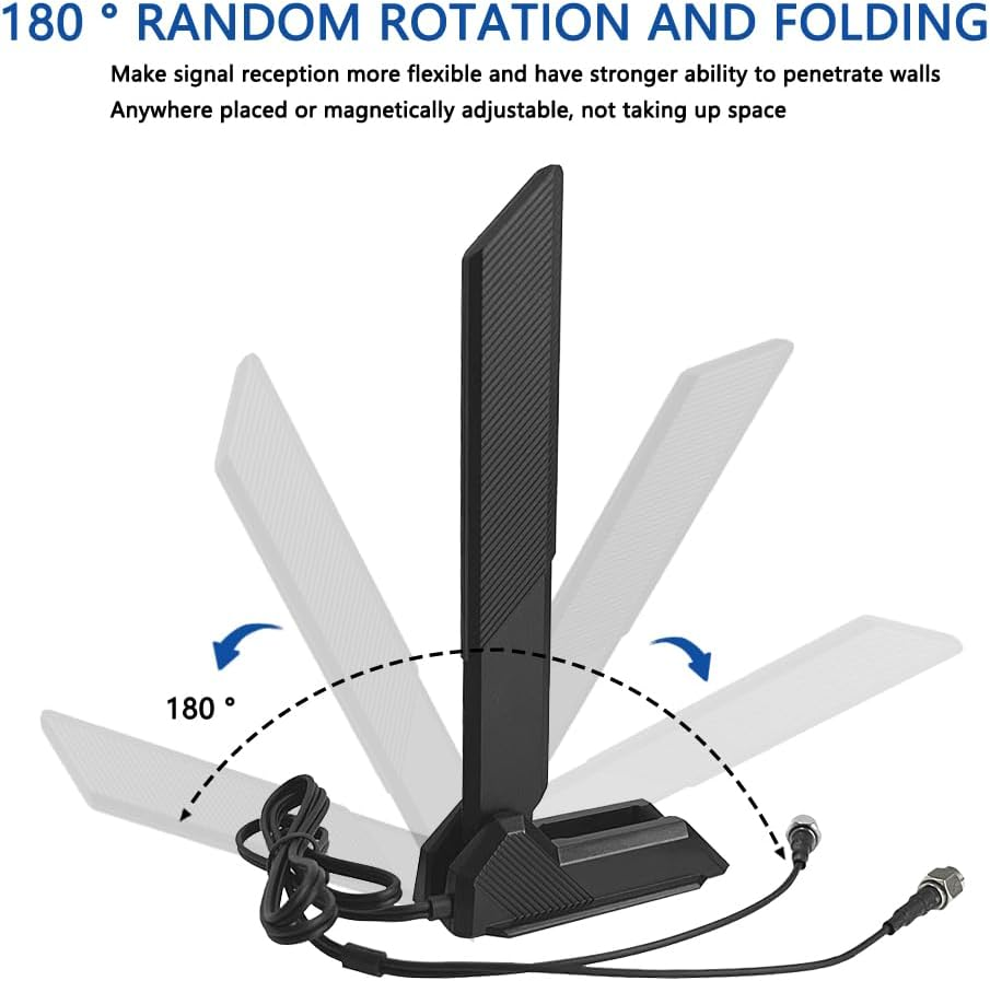 Gintai 2.4 Ghz, 5 Ghz, 6 Ghz Wifi 6E Wifi Antenna Cable for ASUS Z690-A Z690-E Z690-I Z690-F Z690-G Z690-F 14008-02650600 - White image number 6