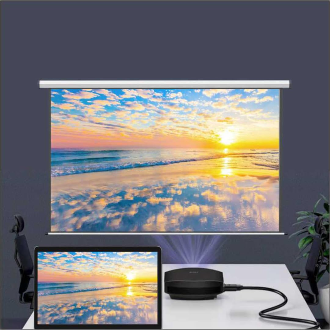 Hexchuang Mini HDMI to HDMI Cable, High-Speed HDMI to Mini HDMI Cord Support 3D 4K/60Hz 1080P 720P Compatible with Camera, Camcorder, Tablet and Graphics/Video Card, Laptop 2PACK (1M) image number 1