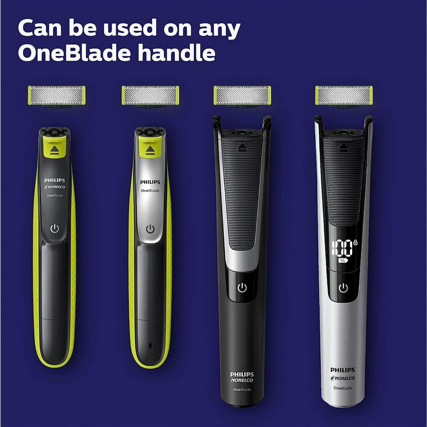 2Pcs One Blade Replacement Head Suitable for Oneblade Razor, PIOGHAX Replacement Blade Fits All Oneblade Handles for a Smooth and Precise Shave, QP210/50, 220 2523 2520 2527, Etc image number 6