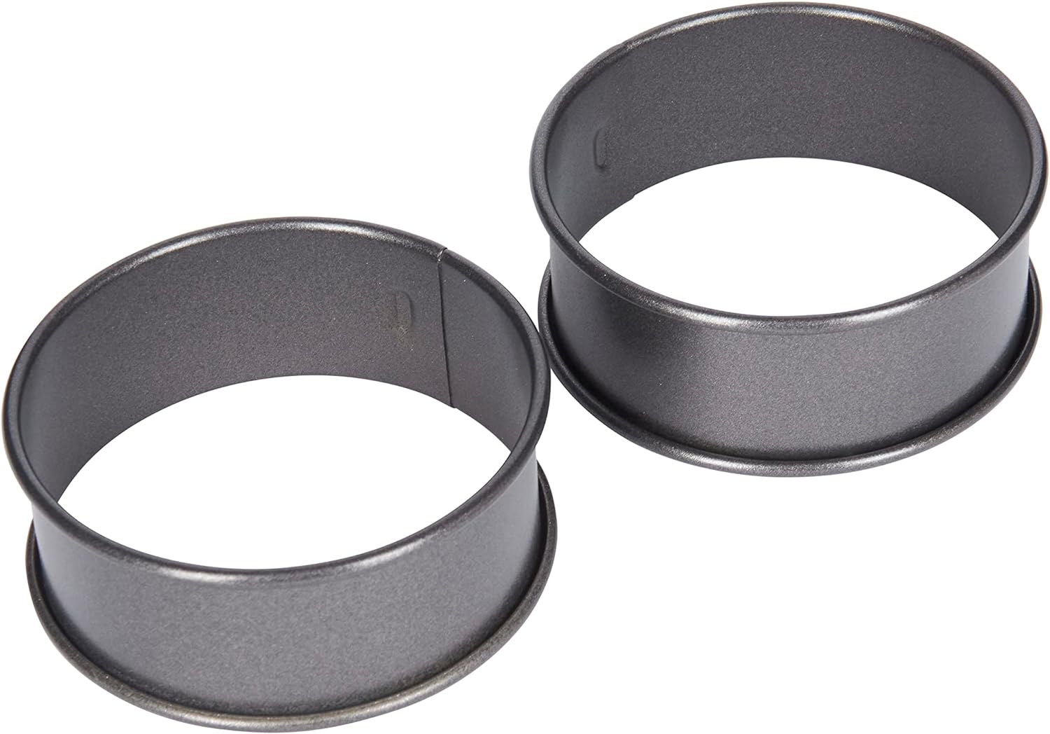 Kitchen Craft Non-Stick Egg Poachette Rings, Black, 5028250136084 image number 1