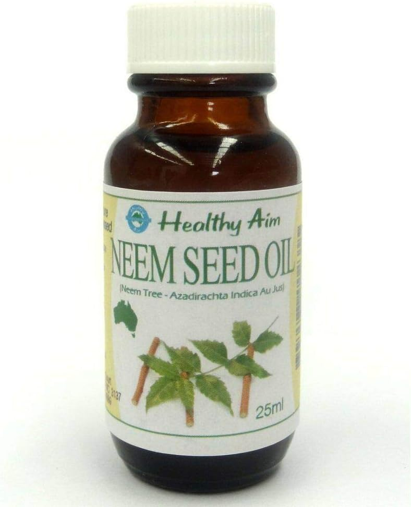 Certified Organic Neem Seed Oil Cold Pressed 25Ml ~ Vitamin E Skin Moisturiser
