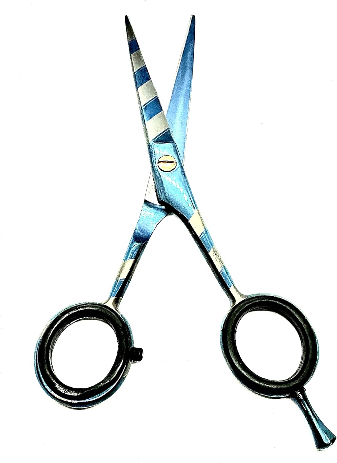 Professional Hairdressing Scissors 5" German Premium Steel with Rotating Screw Sharp Scissors for Hairdressers, Barbers and Academies - Made in Germany image number 1