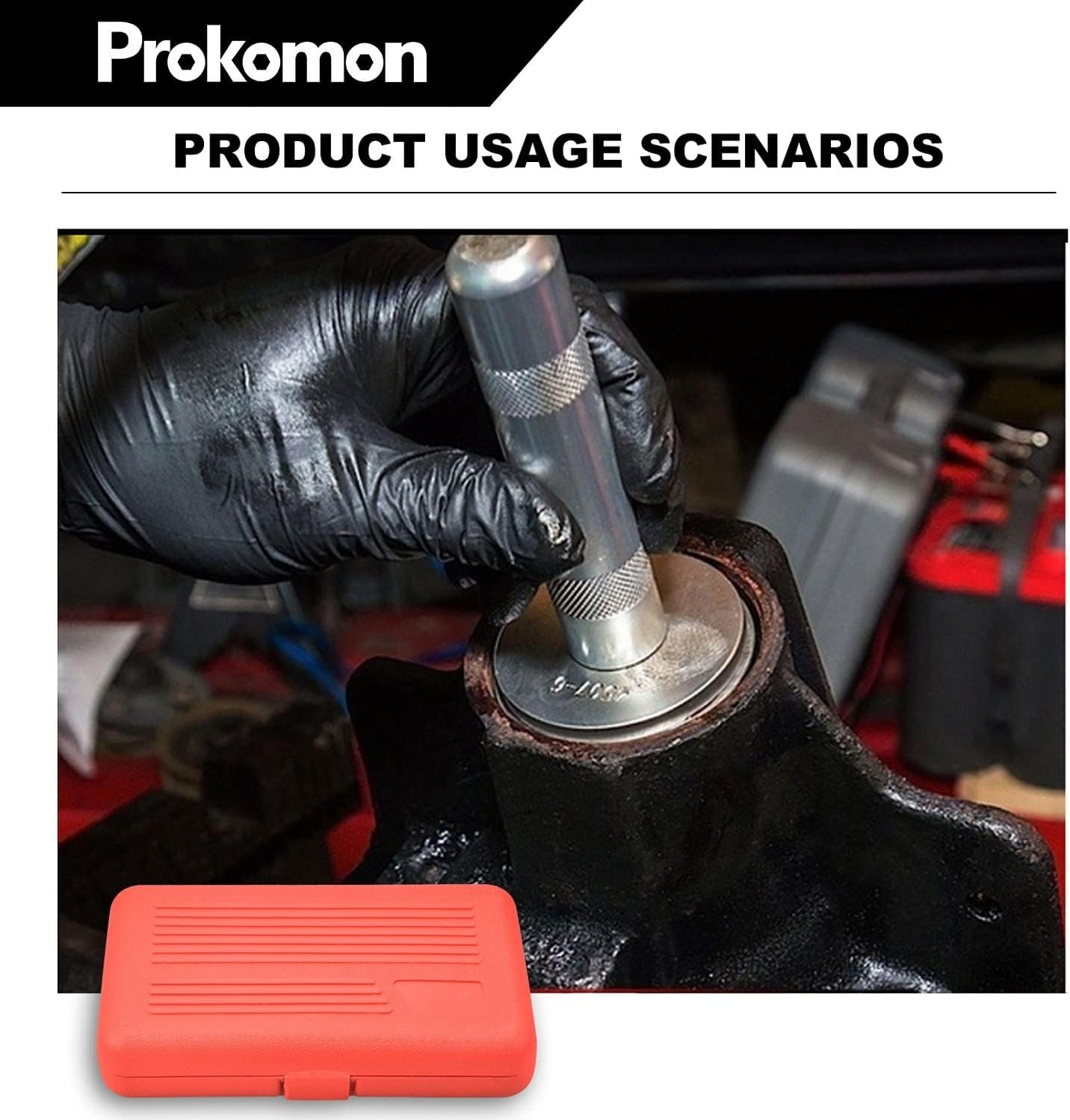 Prokomon 17 Pcs Bearing Race and Seal Bush Driver Set &ndash; Master/Universal Kit for Automotive Wheel Bearings image number 5